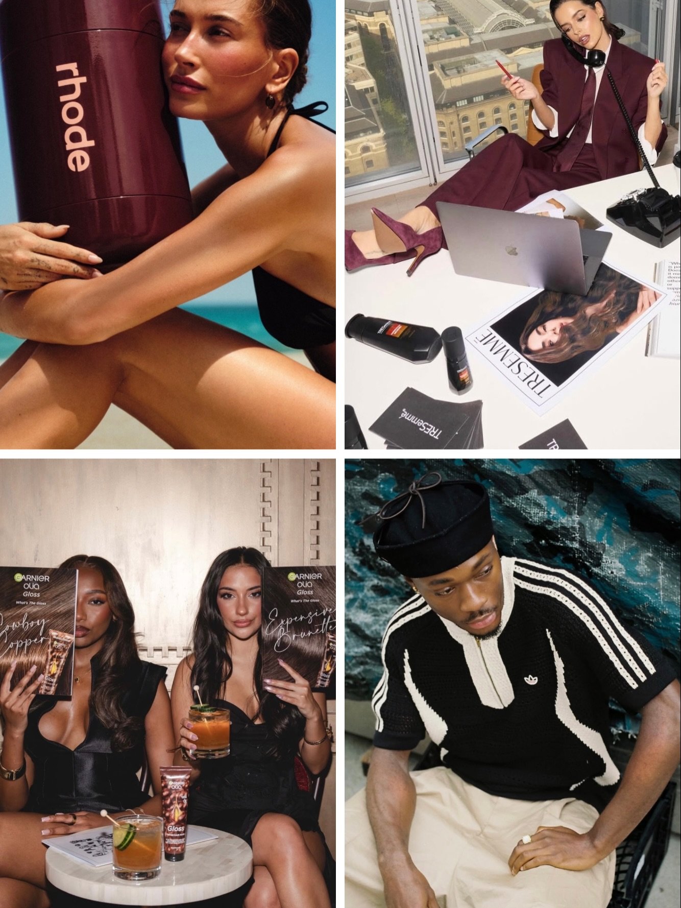 Brand campaigns we can&rsquo;t stop thinking about 🔥

From Rhode&rsquo;s Summer 2026 moment to Adidas x CLOT Mundial, TRESemm&eacute; Thermo Sculpt and Garnier Olia Gloss. These are the campaigns setting the standard for creator first storytelling.
