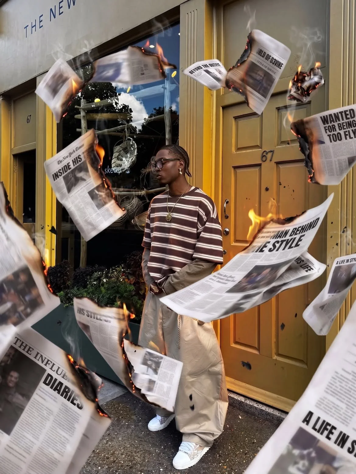 Making headlines🔥---#explore #explorepage #London #viral #fashionstyle.jpg