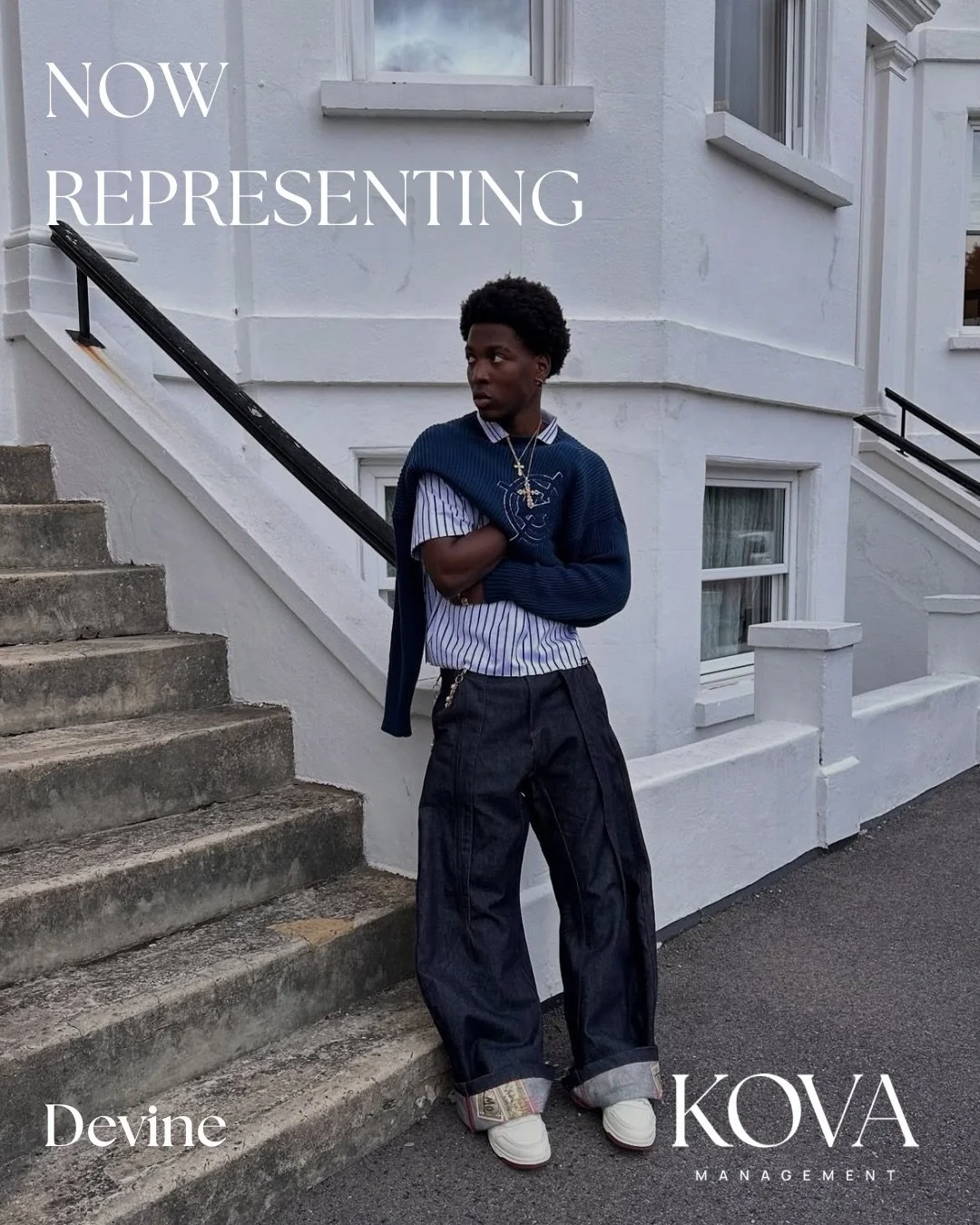 Our latest addition to the Kova family @just_d3vine_ 🔥

For bookings email: leanne@kovamanagement.co.uk

#newsigning #contentcreator #agency #kova #influencer