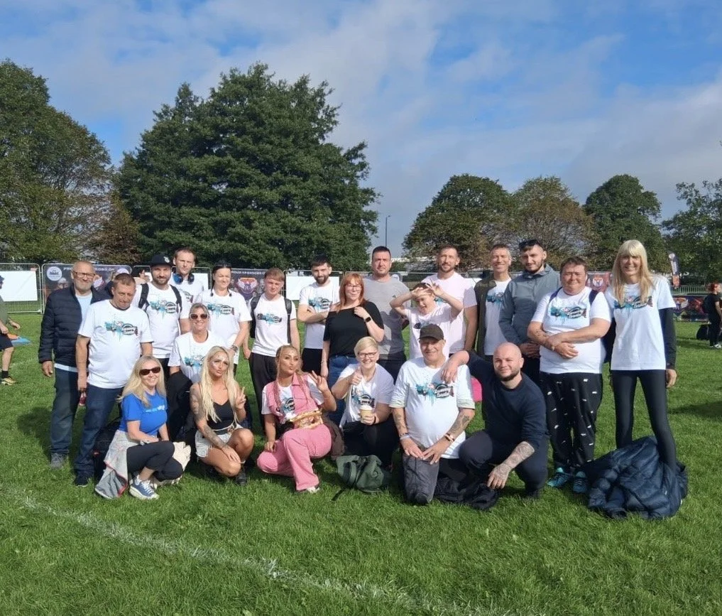 The Scunthorpe Recovery Service team together at the Recovery Games 2026 at Sandall Park, Doncaster