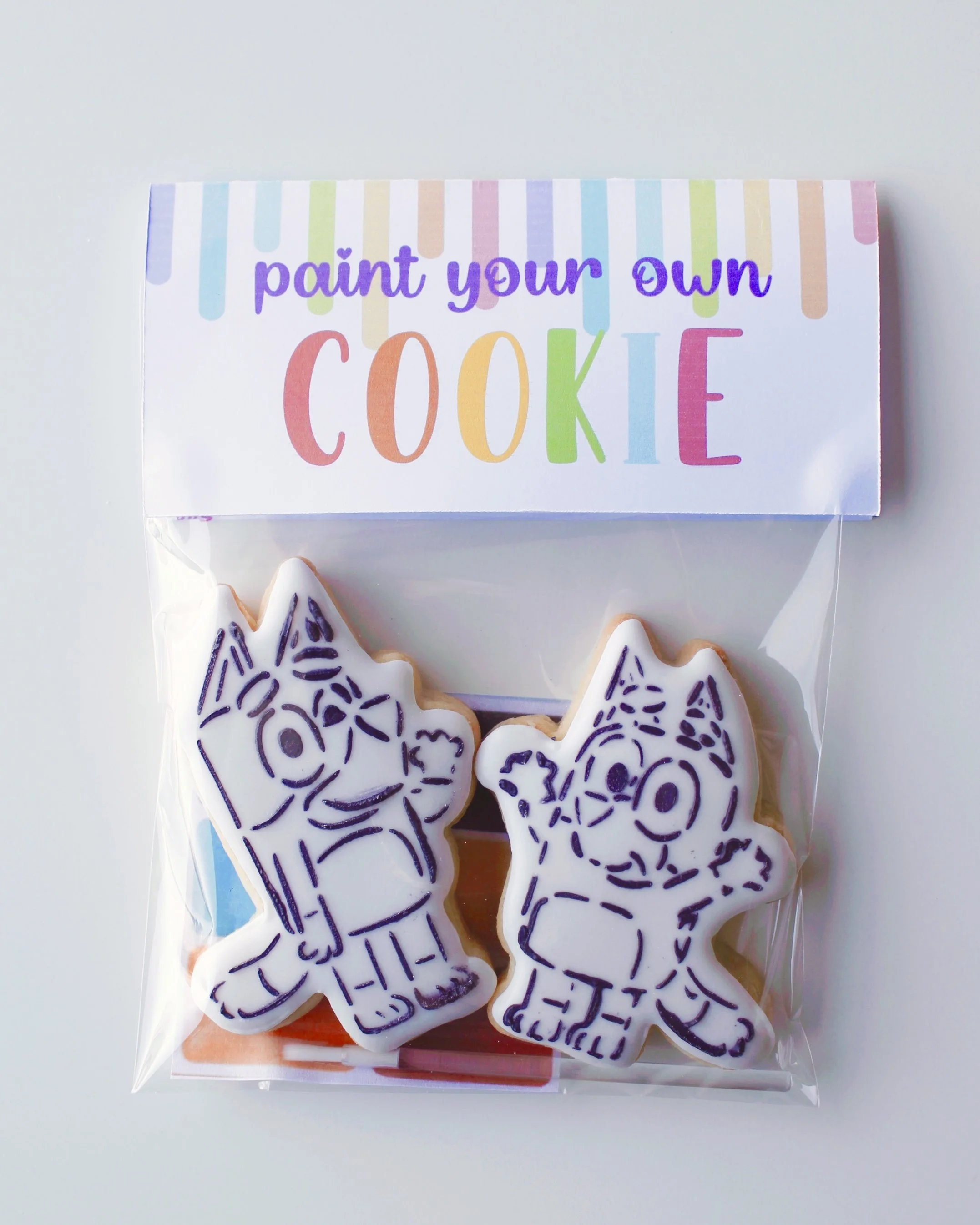 Paint Your Own Bluey and Bingo Inspired Cookies Pack