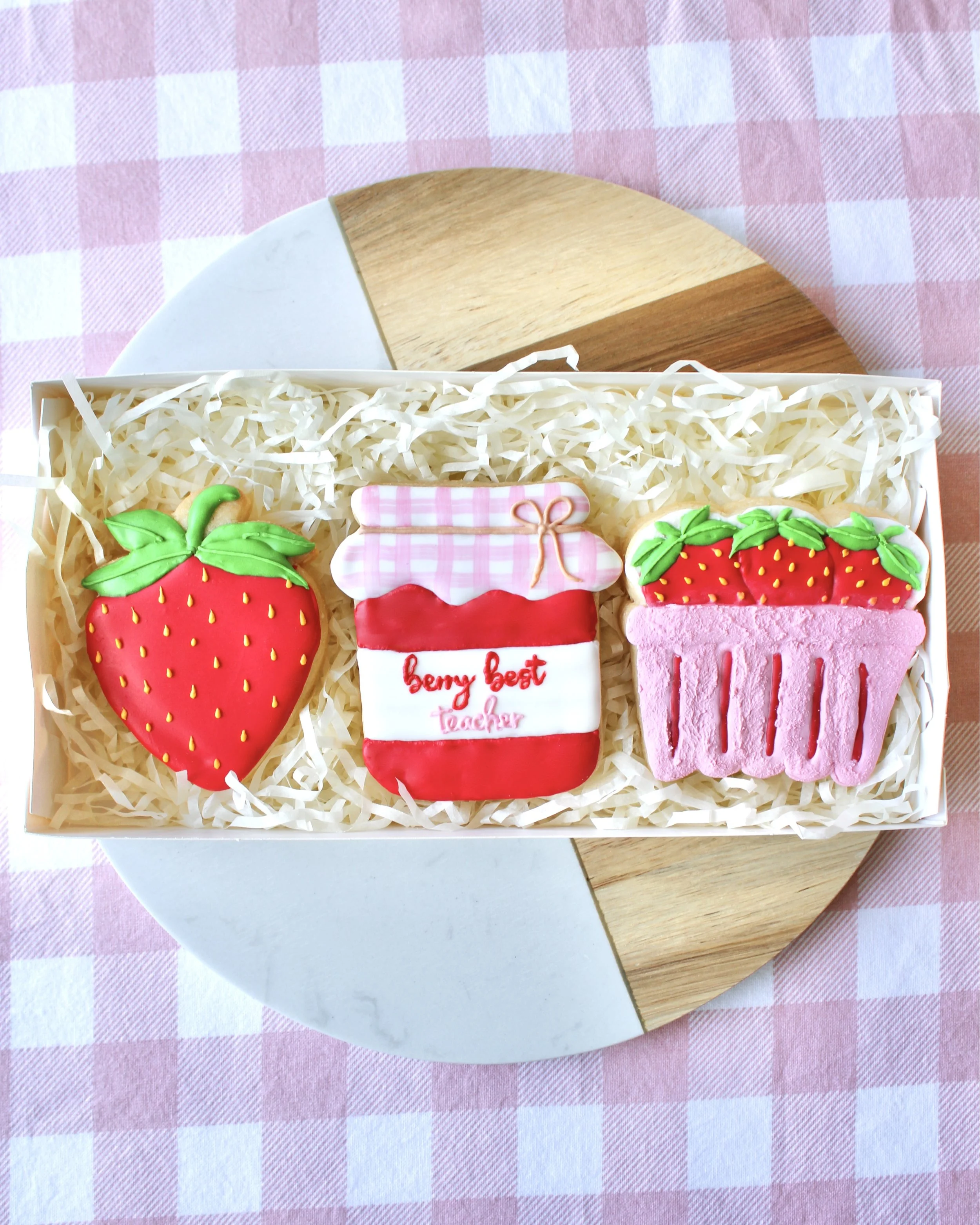 Teacher Appreciation Cookie Box – Berry Best Teacher