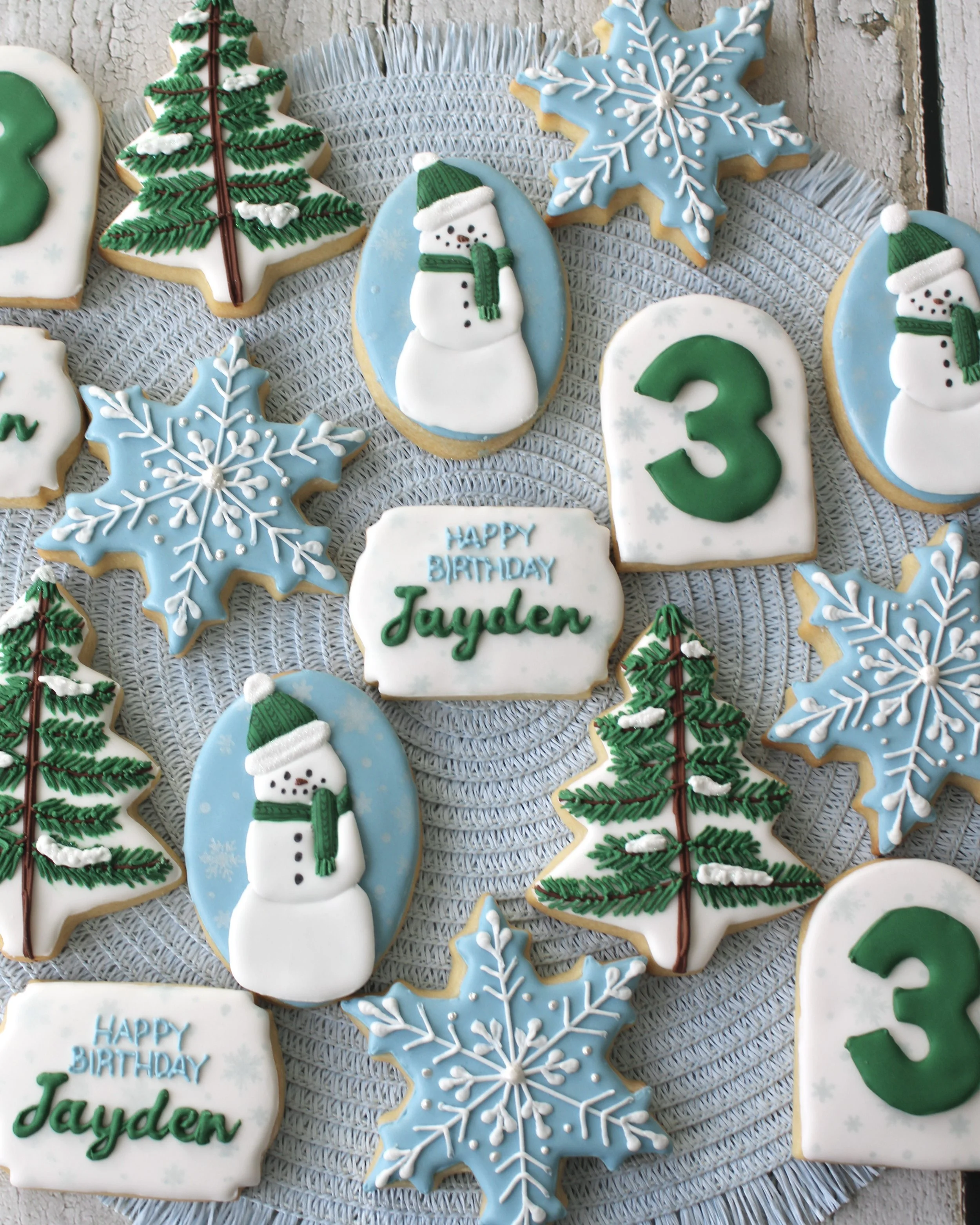 Winter Wonderland Birthday Set