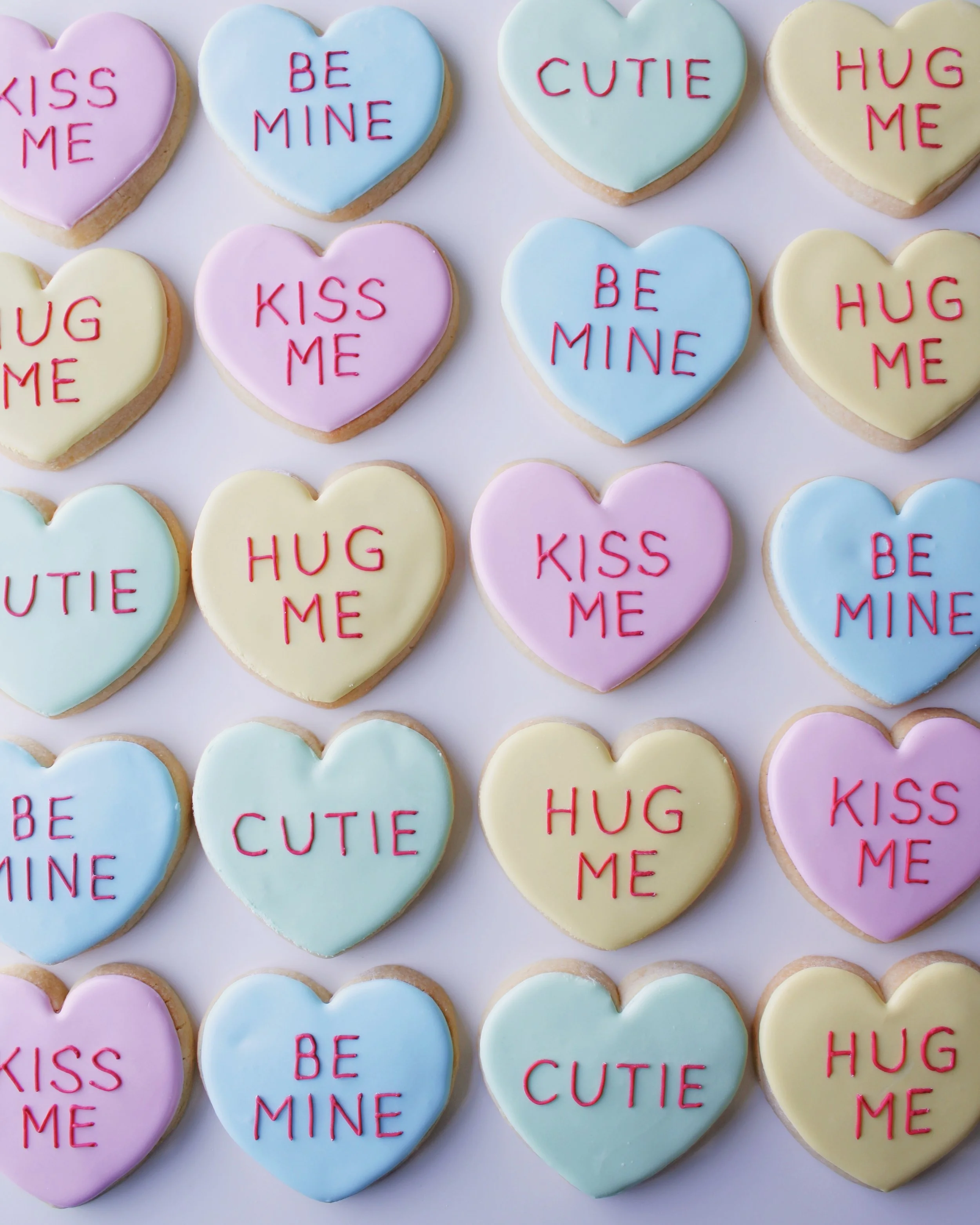 Conversation Hearts Bridal Party Favour