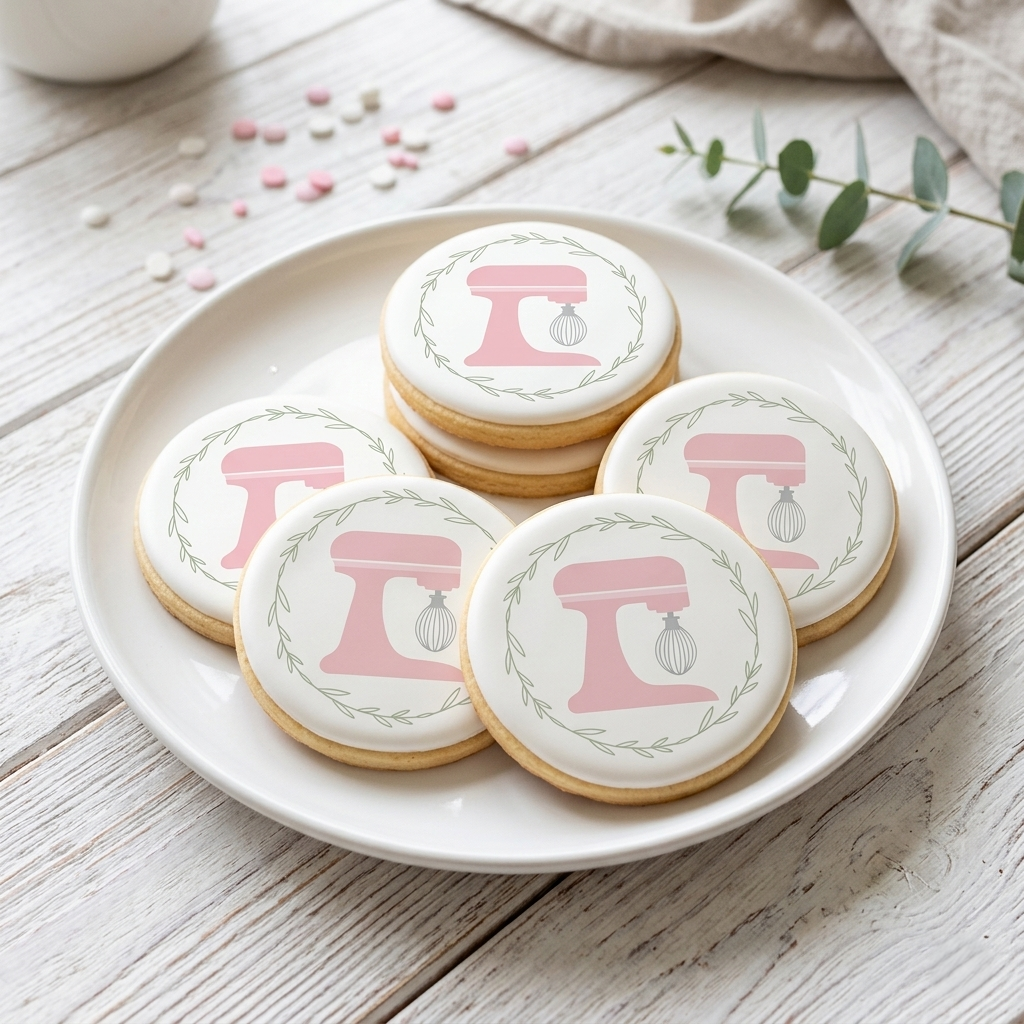 Corporate Logo Cookies
