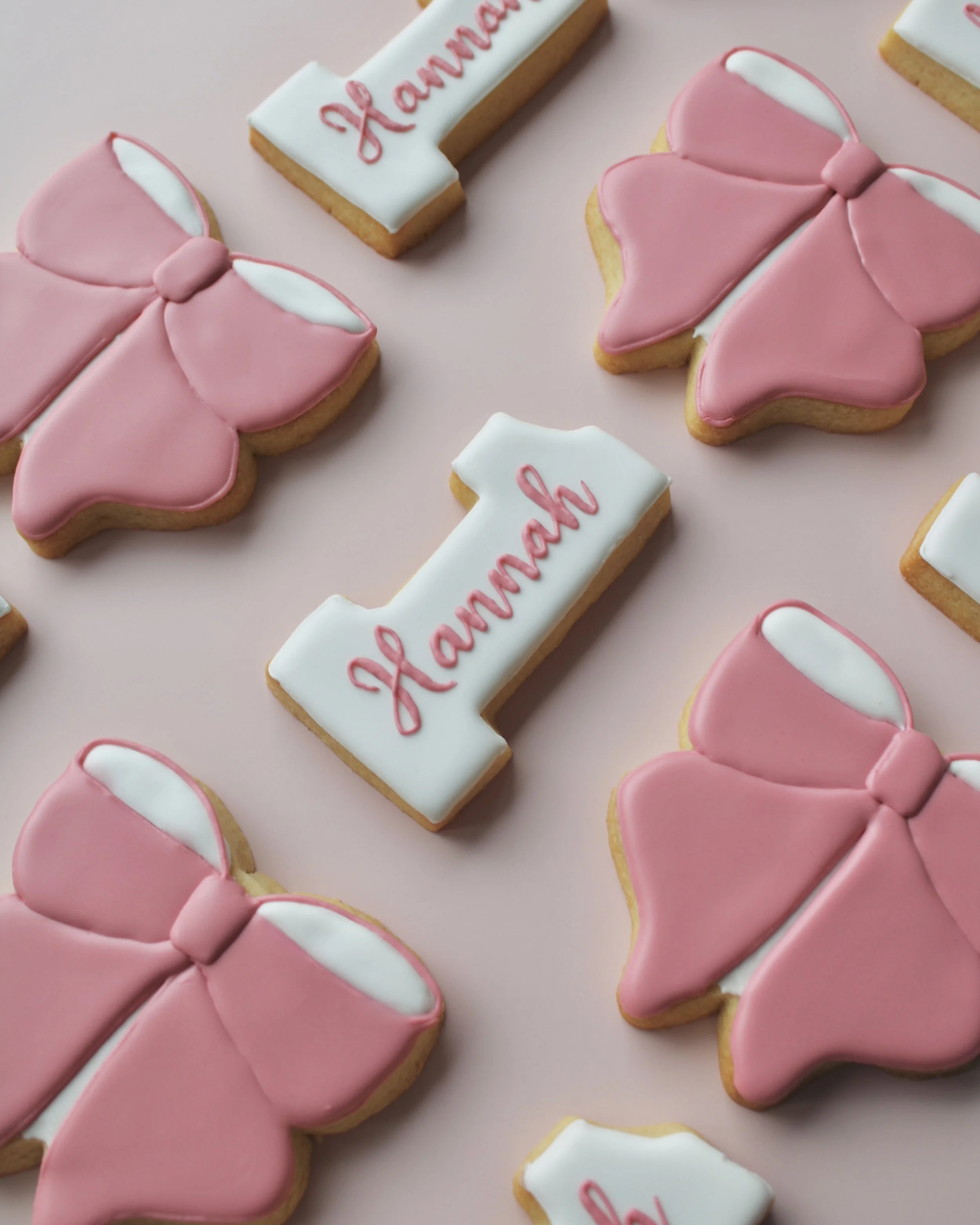 Blush Bows First Birthday Set