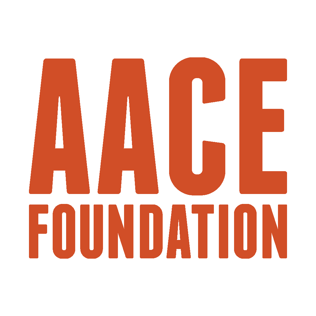 Logo for the August Foundation in bold, uppercase orange letters on a white background.