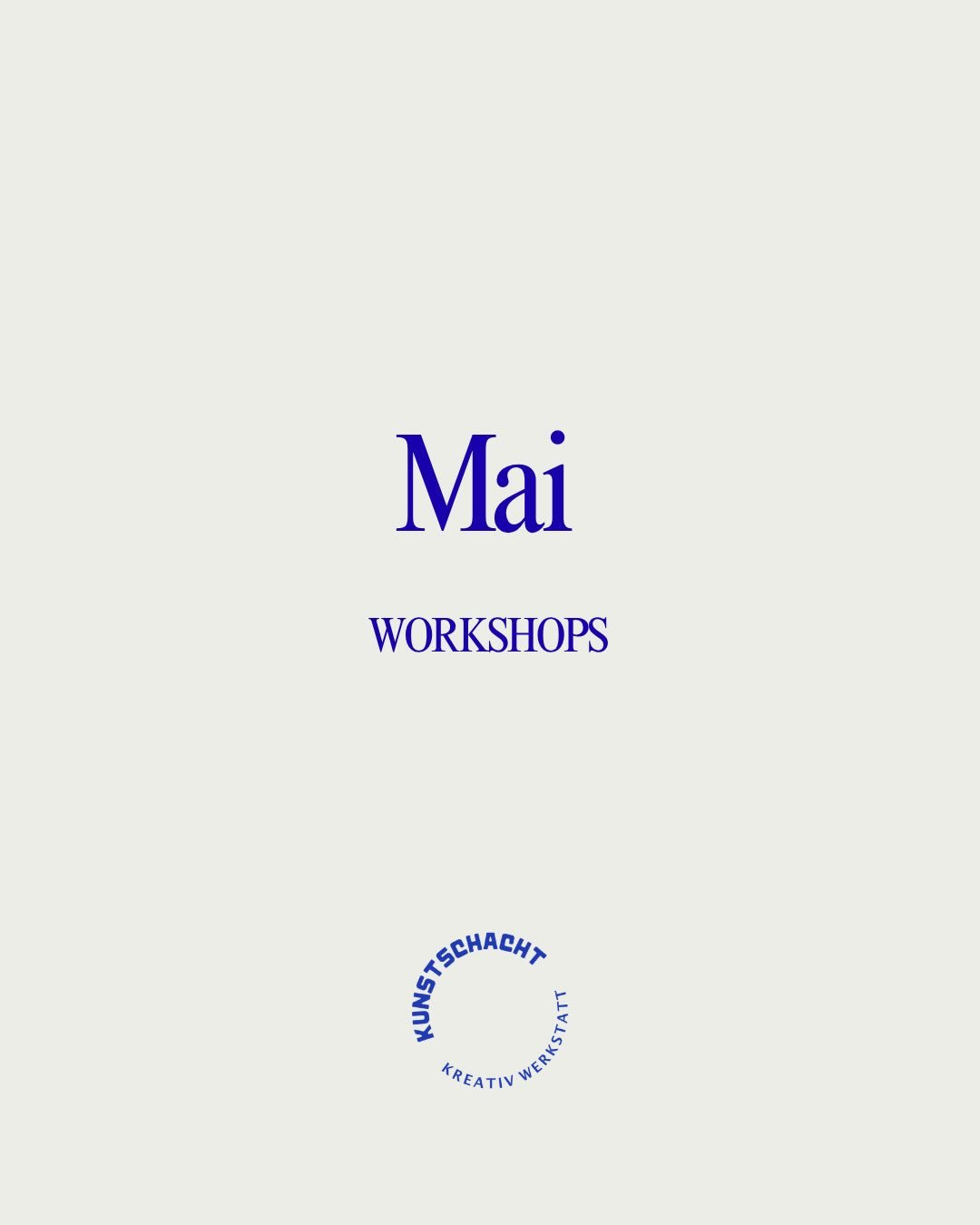 Und da sind sie: unsere neuen Mai-Termine🙌🏼

Ab sofort buchbar per Mail info@kunst-schacht.de oder per DM auf Instagram! 💫
