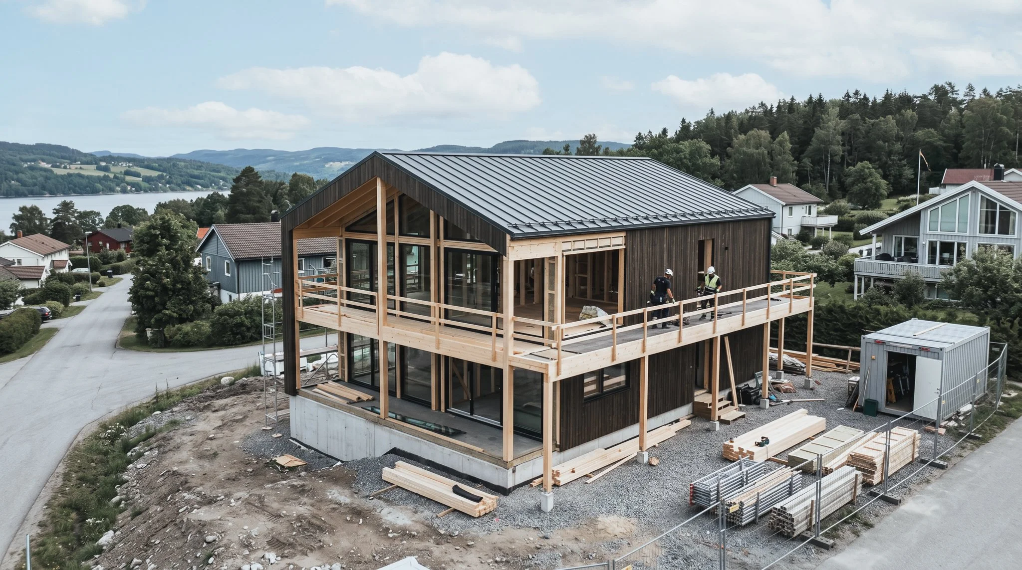 Nybygg med moderne uttrykk på Haugalandet – Schütz Bygg