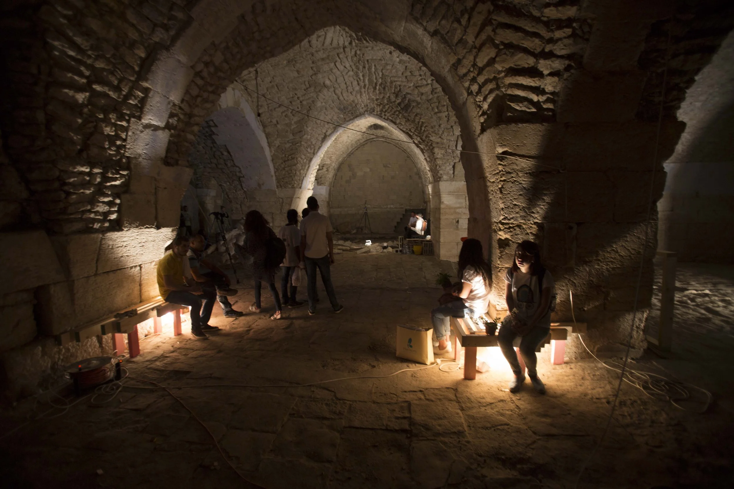 Old Fruit Market, Intervention, Revieiwing Jerusalem, © Ahed Izhiman, 2015