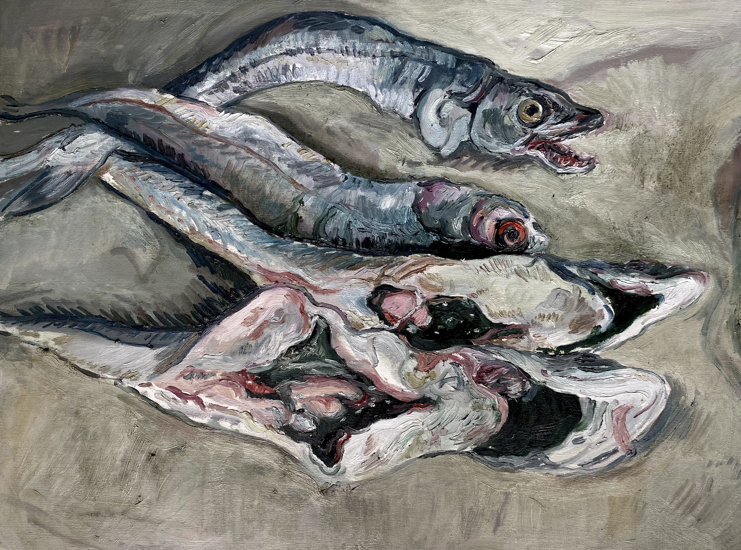 PESCADILLAS II

Óleo sobre tabla, 30 x 40 cm. 2026