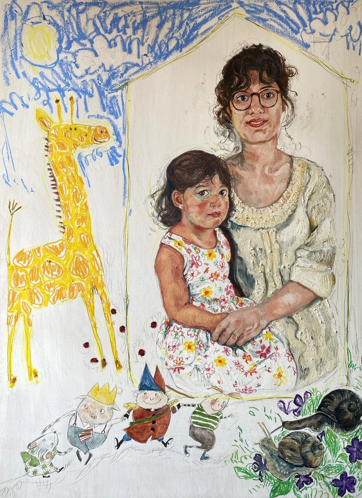 MI CASA, MI MADRE , YO

Óleo sobre tabla , 96 x 70 cm. 2024