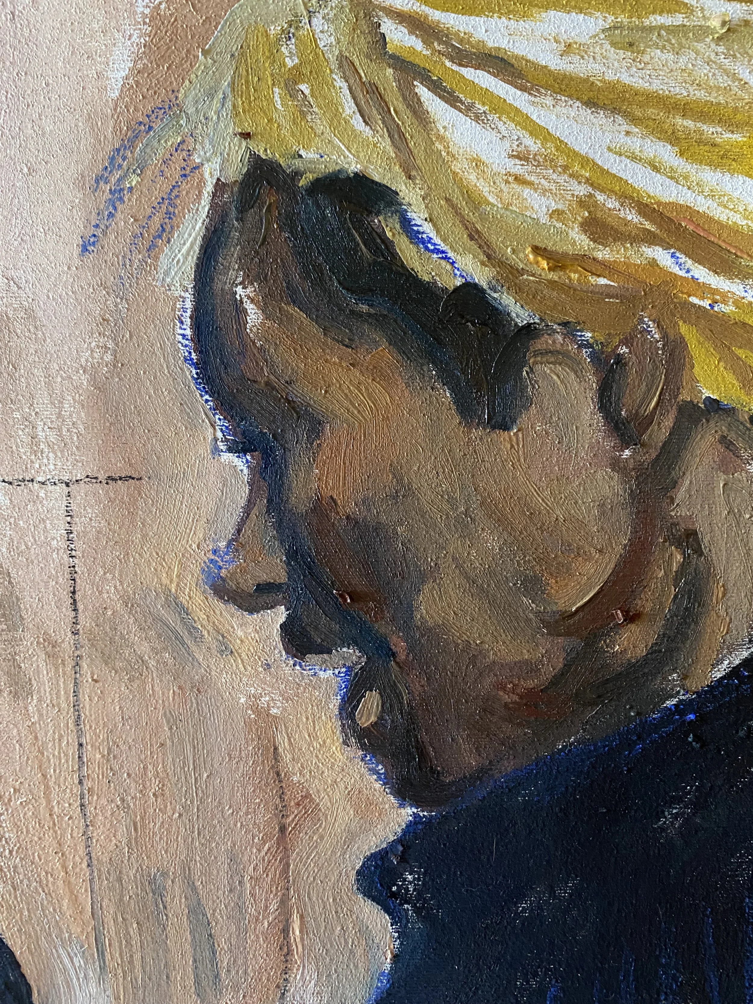 FELIZ CUMPLEAÑOS (detalle) Óleo sobre lienzo, 100 x 73 cm. 2025