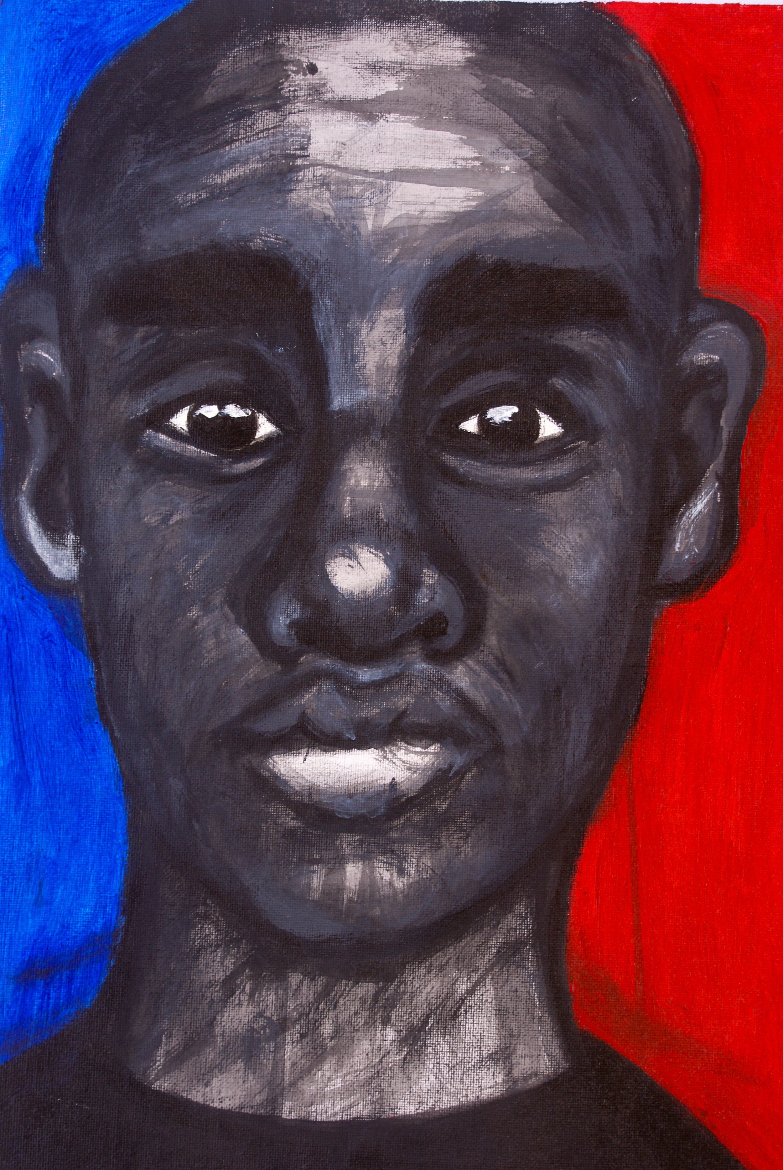 Bold Expression Portrait Canvas