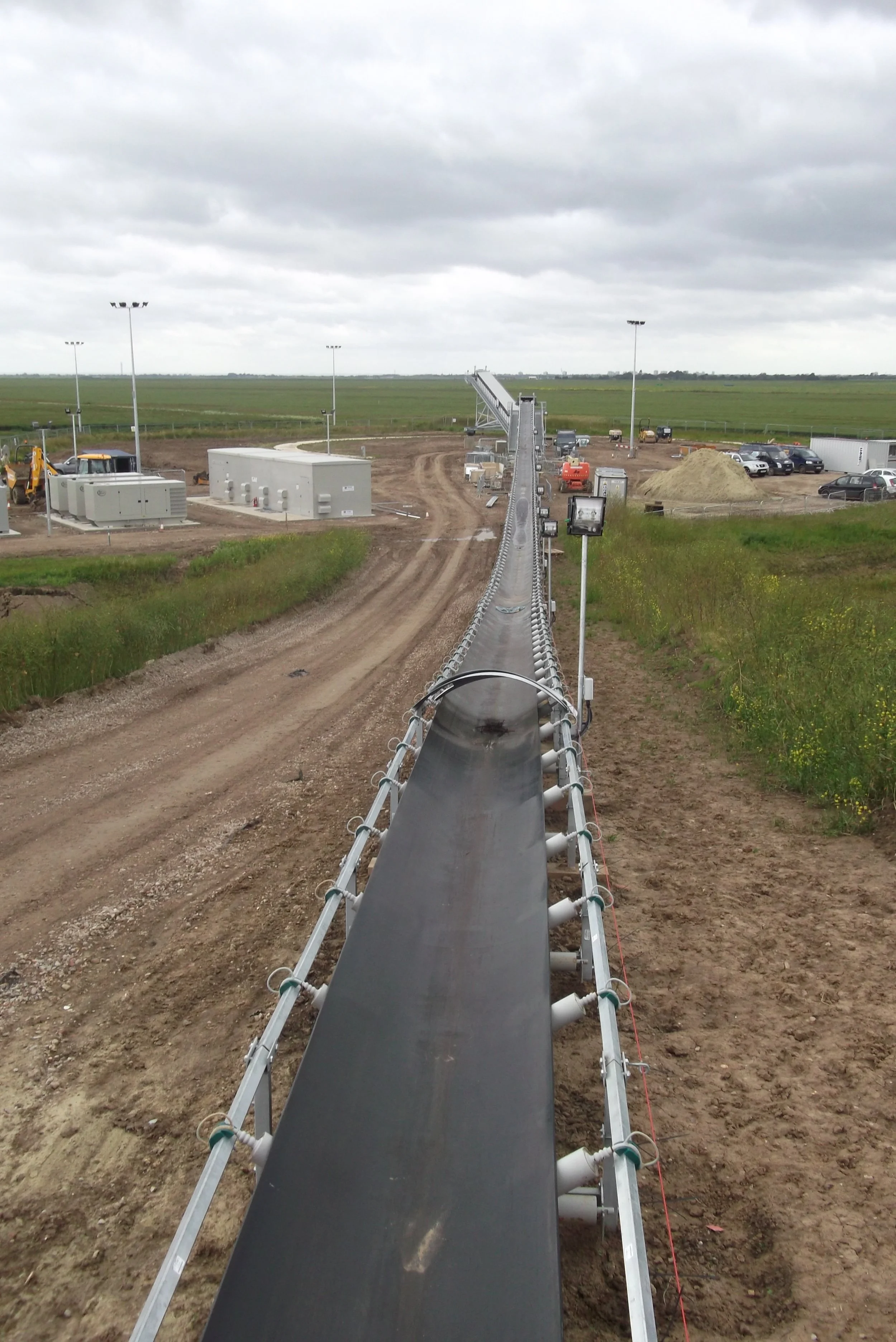Wallasea Island  RSPB nature reserve conveyor system