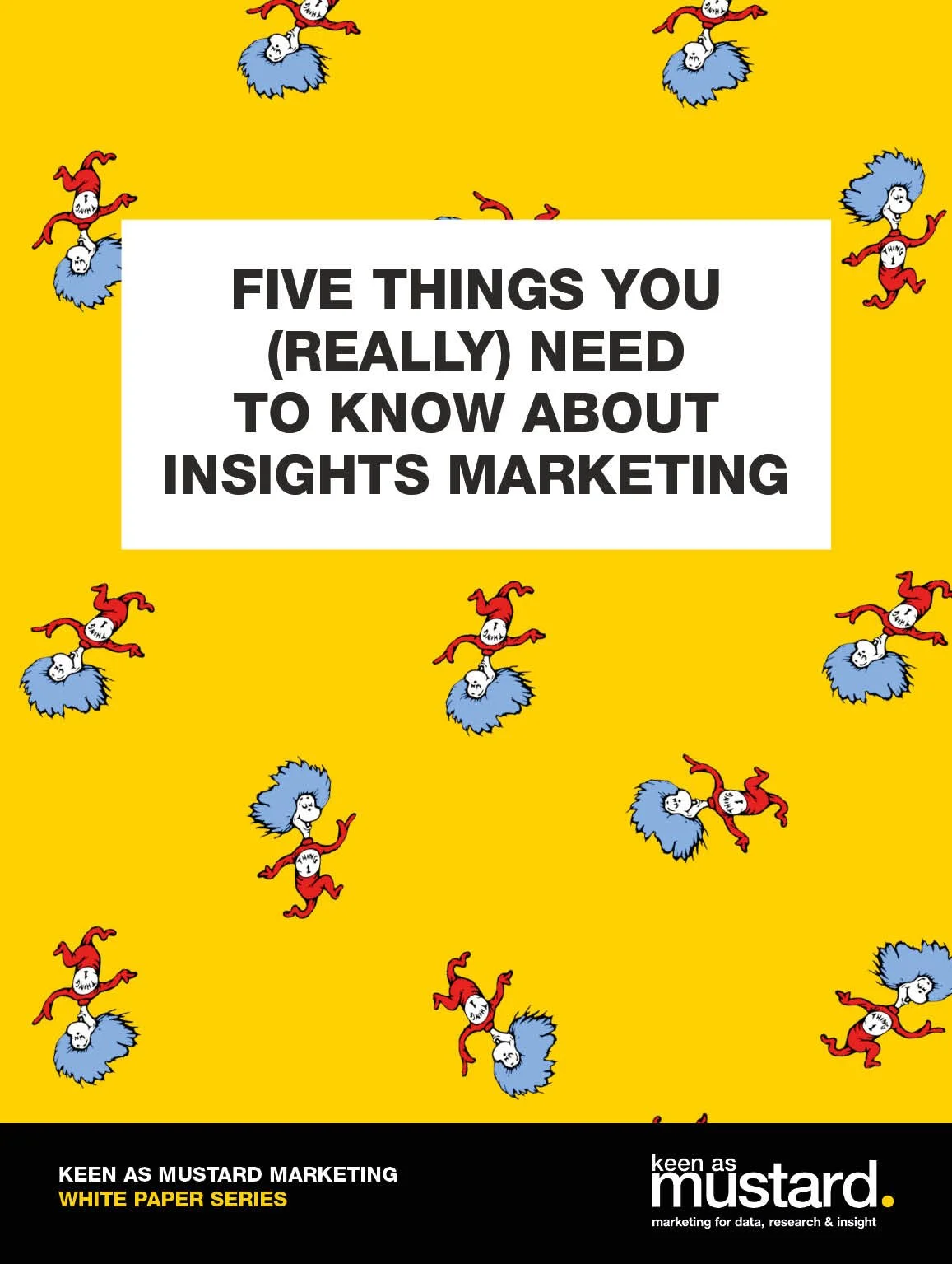 Cover of five things you really need to know about insights marketing