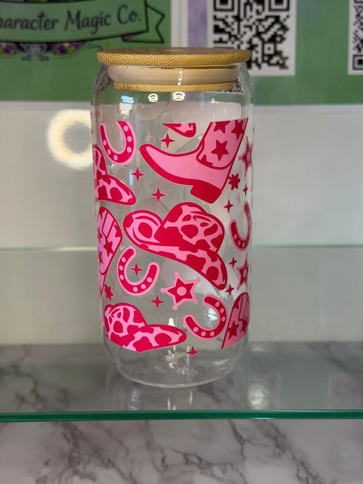 Cowboy Edition- 16oz Glass Tumbler