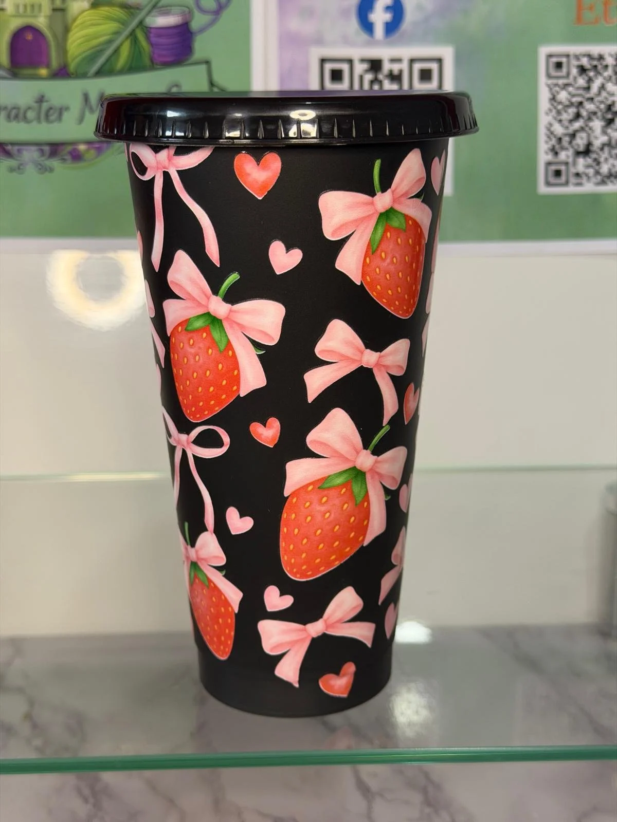 Sweet Little Strawberry 24oz Tumbler