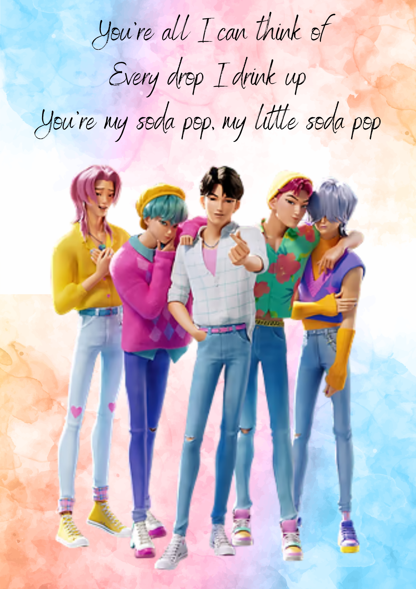 K-Pop Saja Boys Print