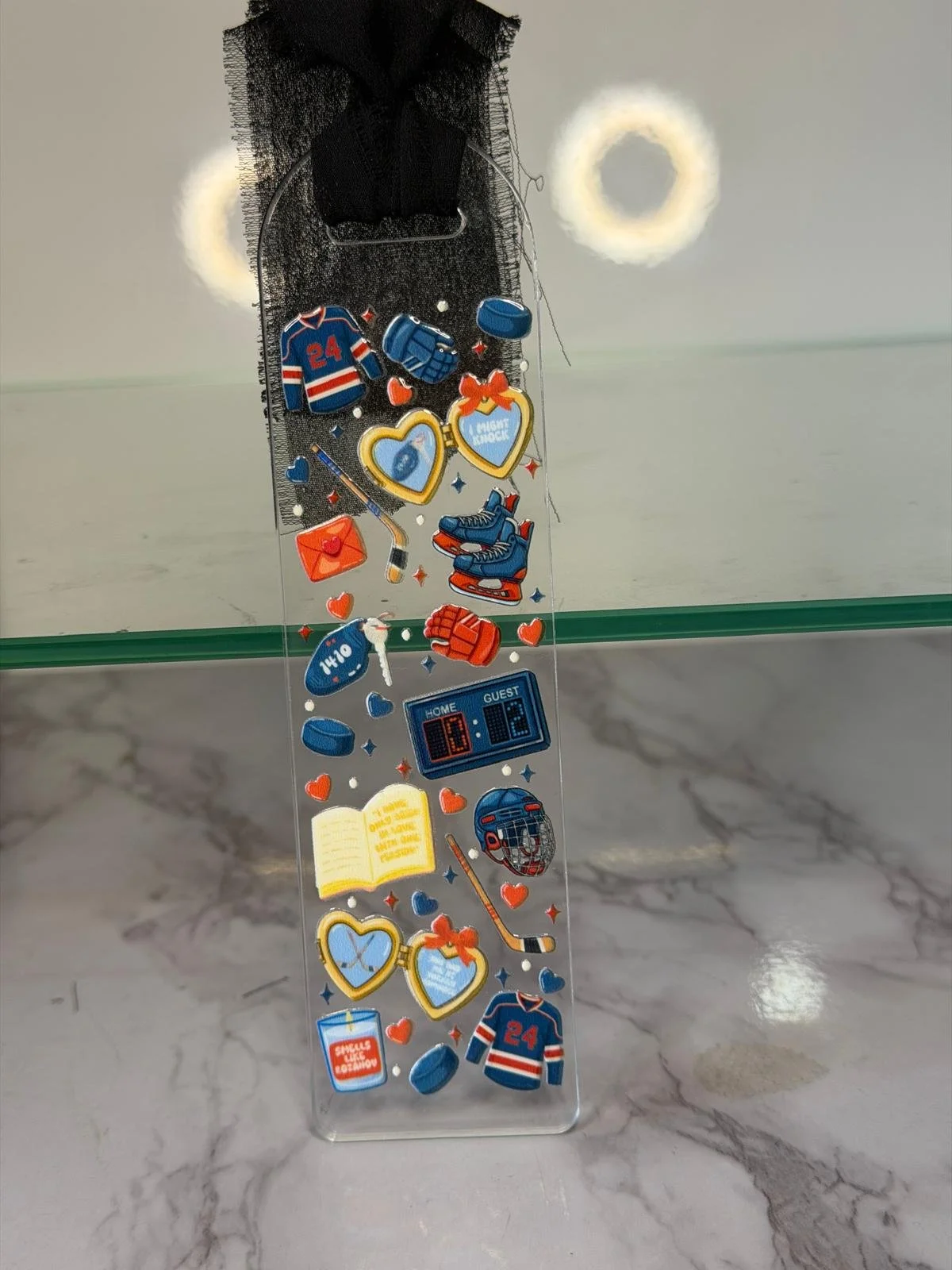 Hockey Lover Acrylic Bookmark