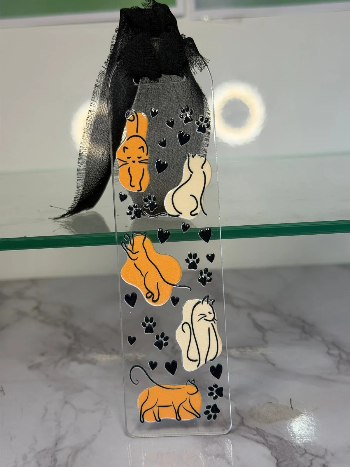 Cat Acrylic Bookmark