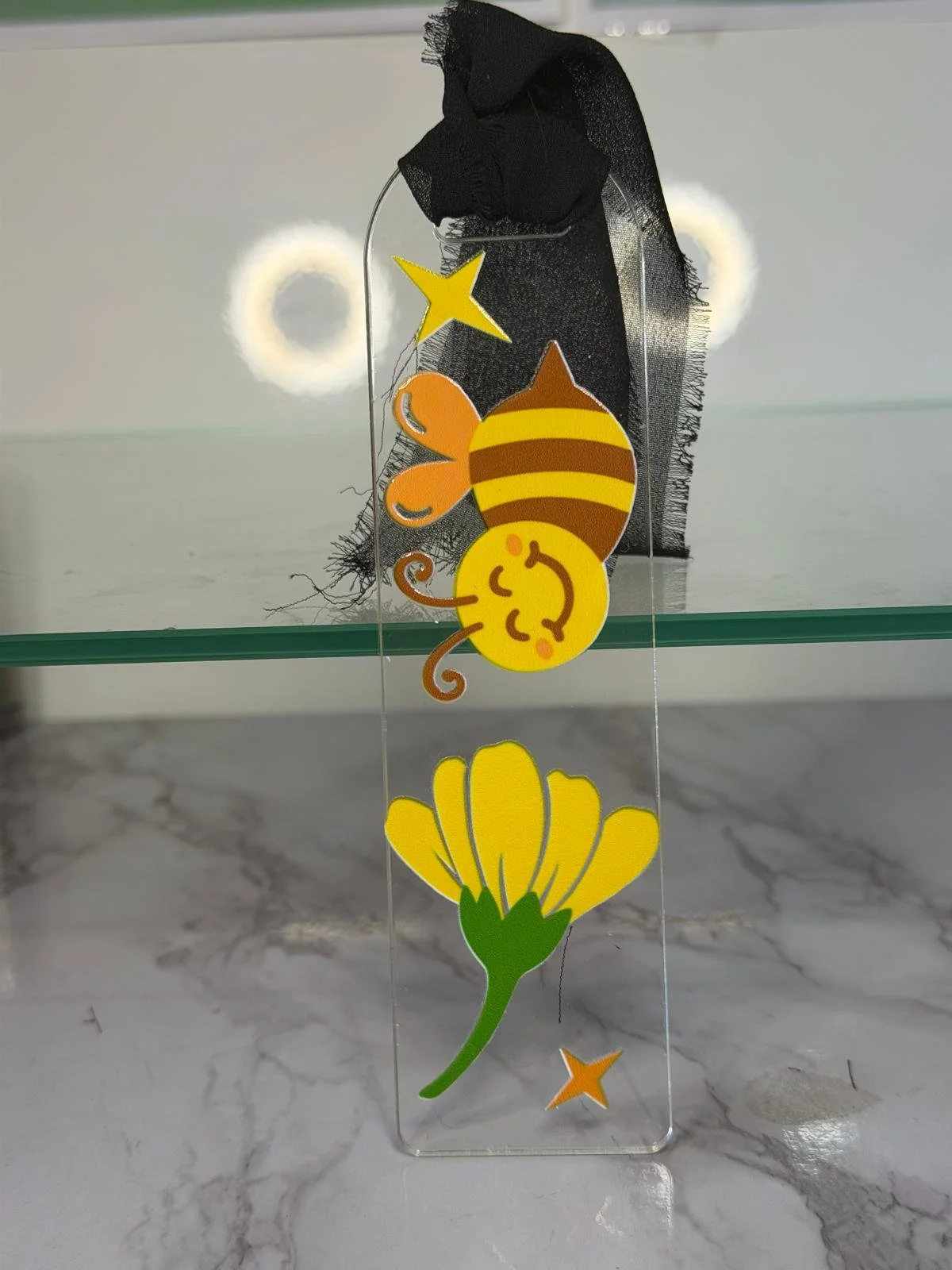 Busy Bee Acrylic Bookmark
