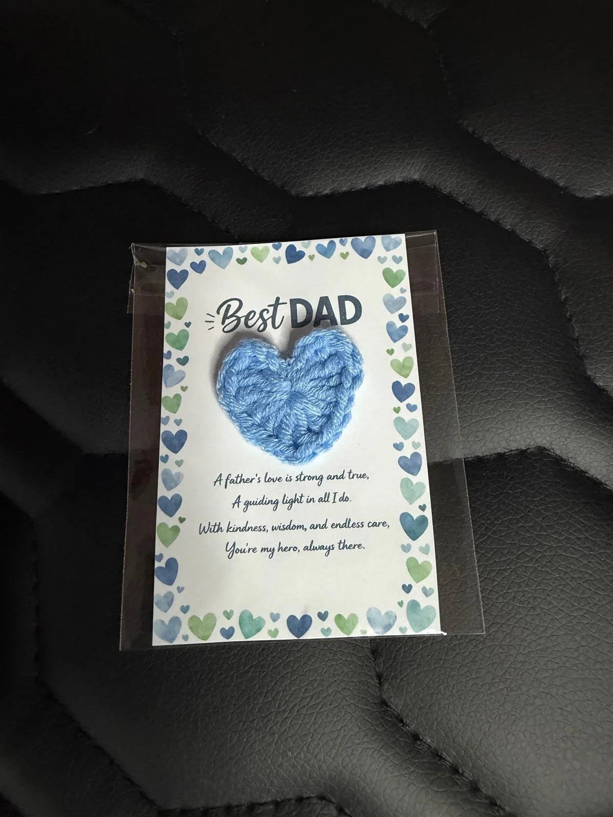 Fathers Day Pocket Heart