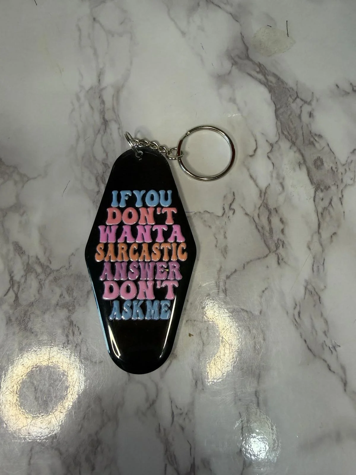 Sarcastic Much? Keyring