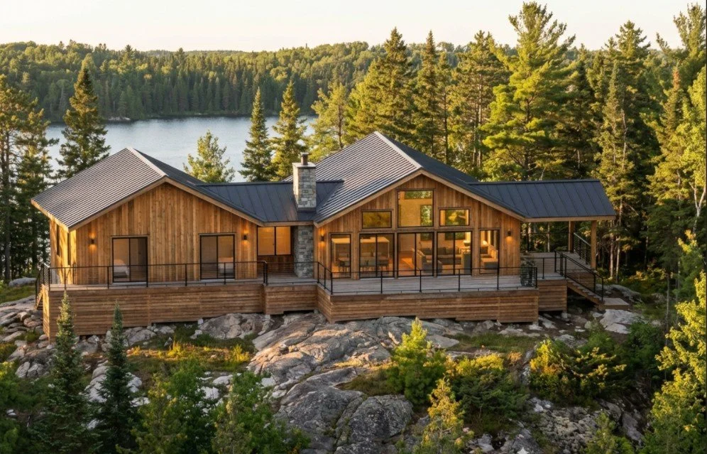 Island retreat on a magnificent Canadian lake