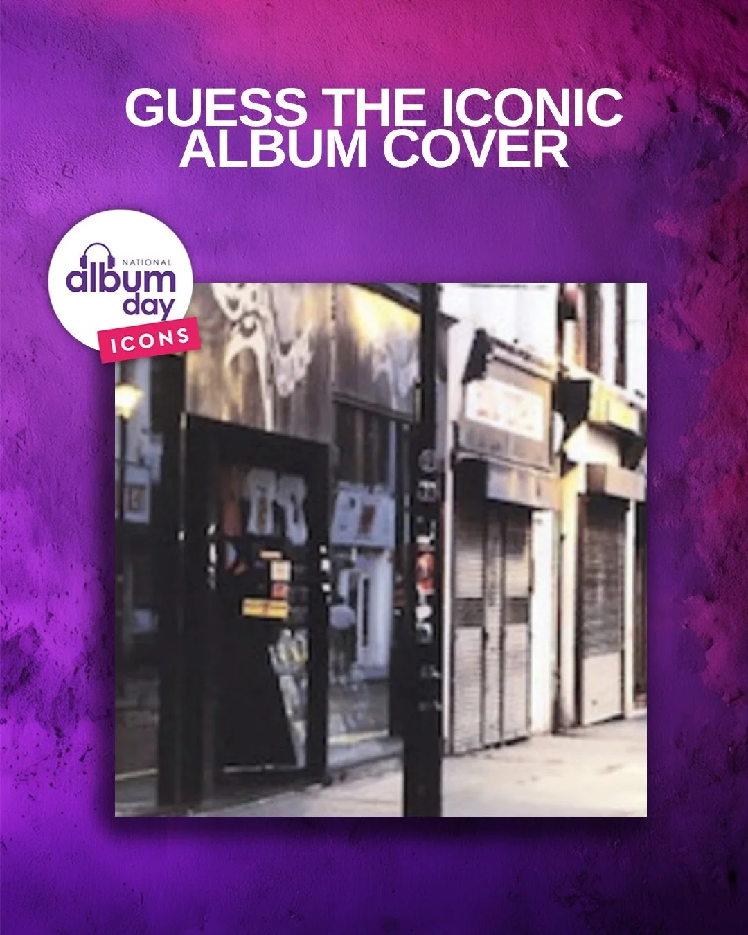 Is your music trivia iconic? Put your knowledge to the test and correctly guess these album covers 🧠 #nationalalbumday #iconicalbums 

National Album day is the annual celebration of the album format &mdash; encouraging people to listen to full reco