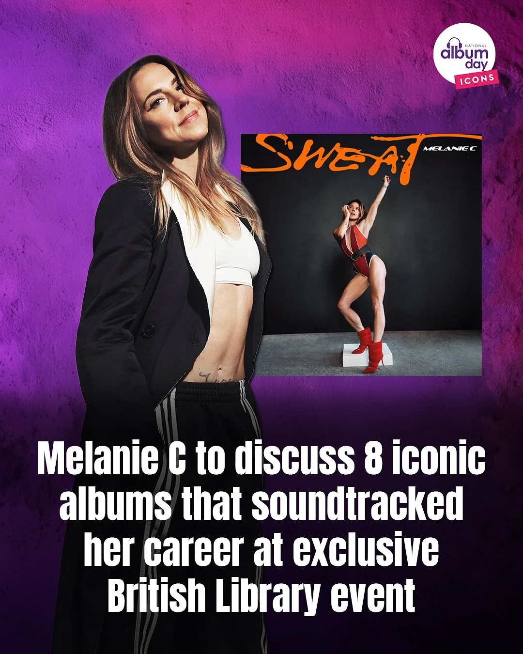 Get ready for a truly iconic night with @melaniecmusic 👸

Our Album Champion @melaniecmusic joins DJ @colleencosmomurphy from @classicalbumsundays at @britishlibrary on 12 October to discuss her incredible career and the albums that have soundtracke