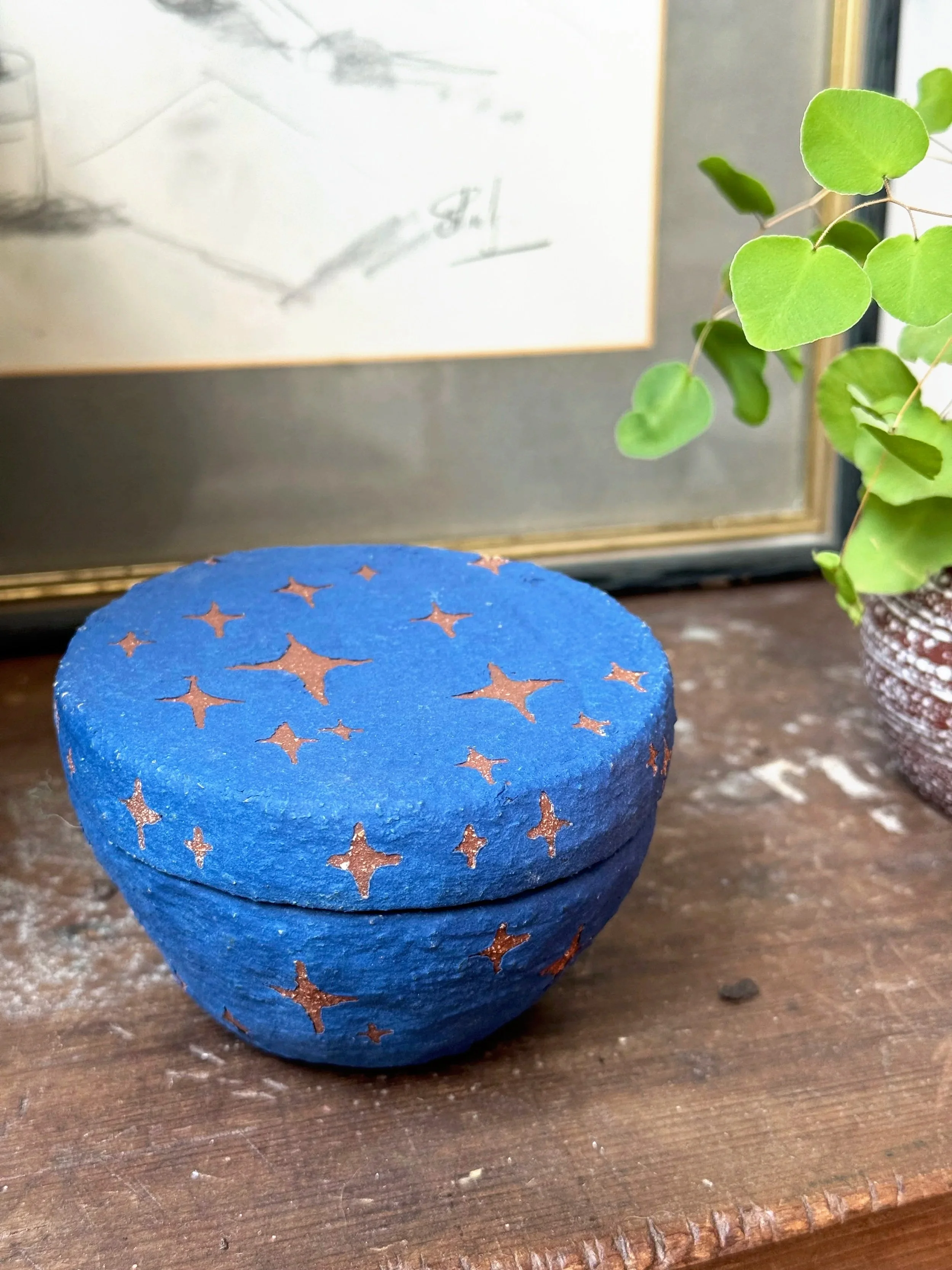 Raw Textured Star Treasure Box