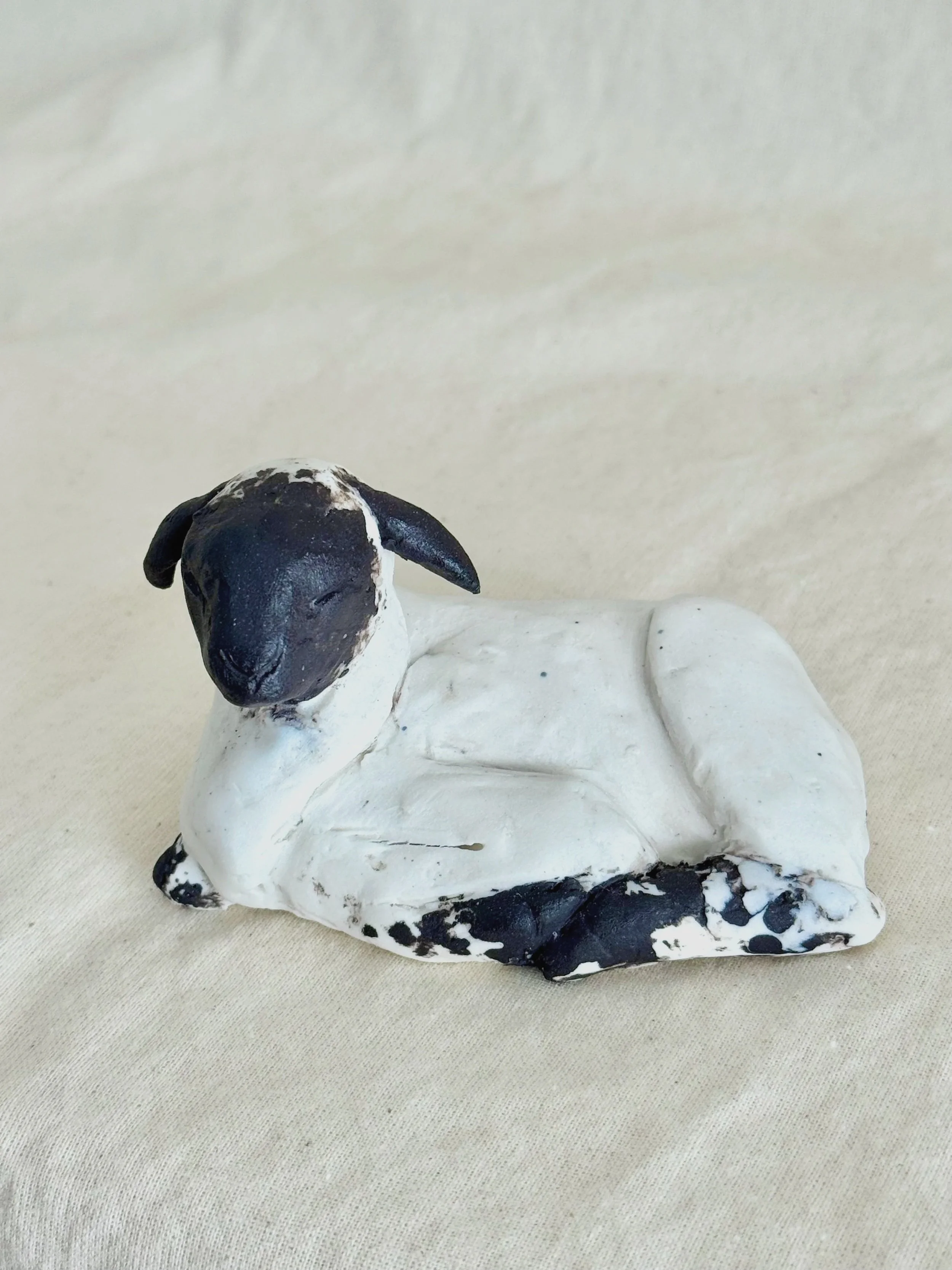 Porcelain Sheep Guardian