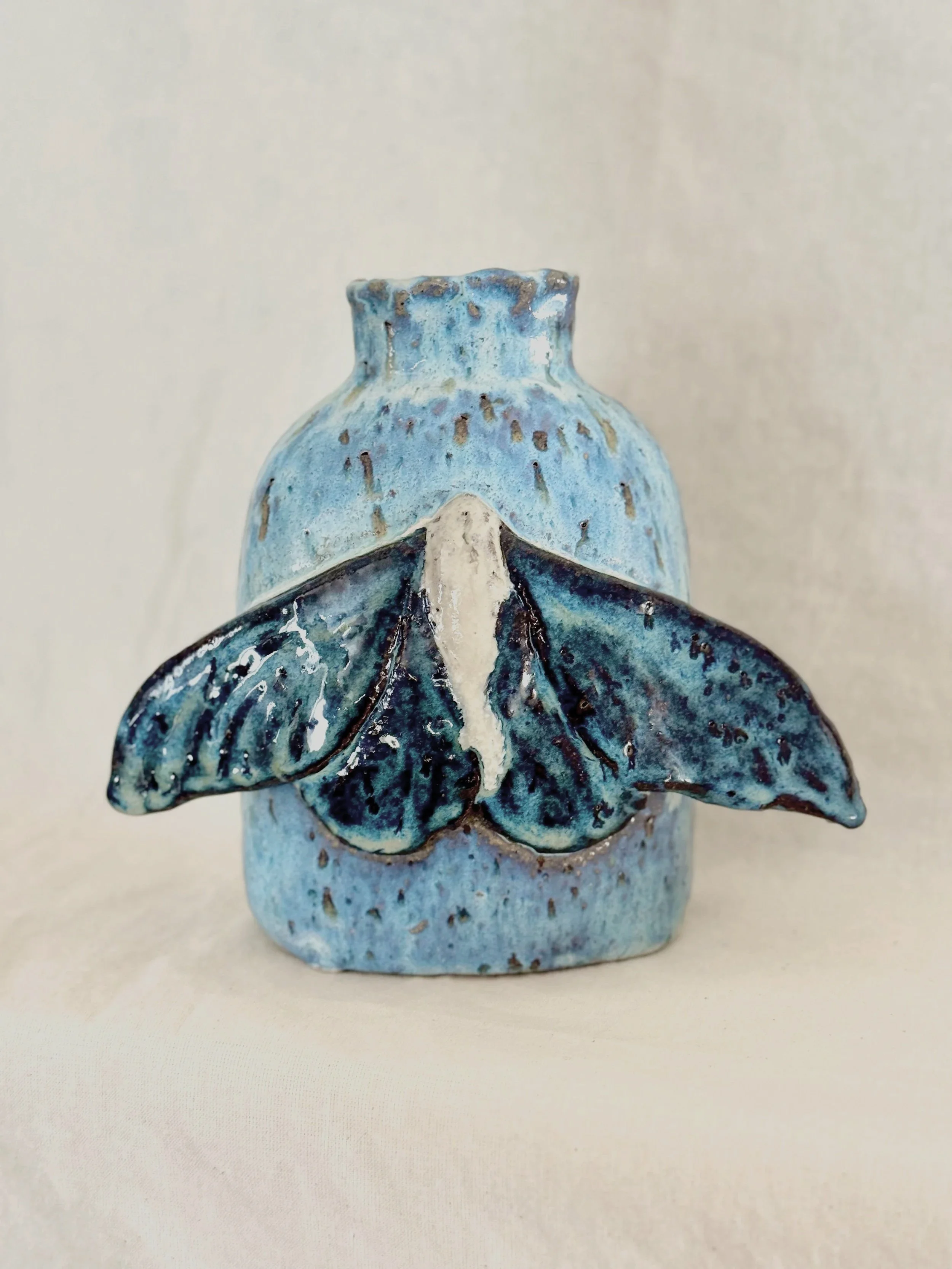 Moth Guardian Vase