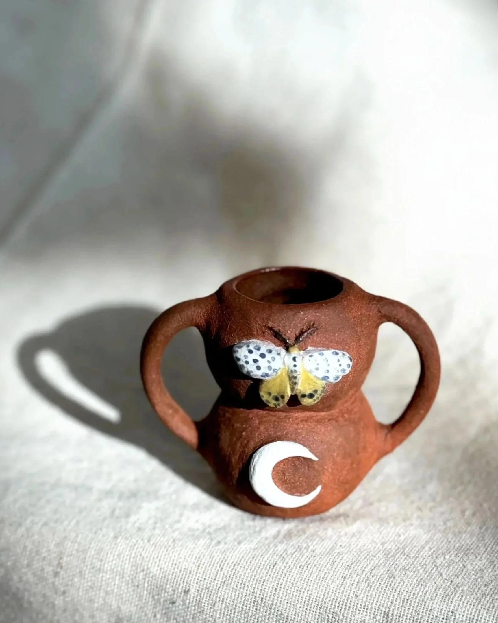 Eye, Moth & Moon Guardian Vase
