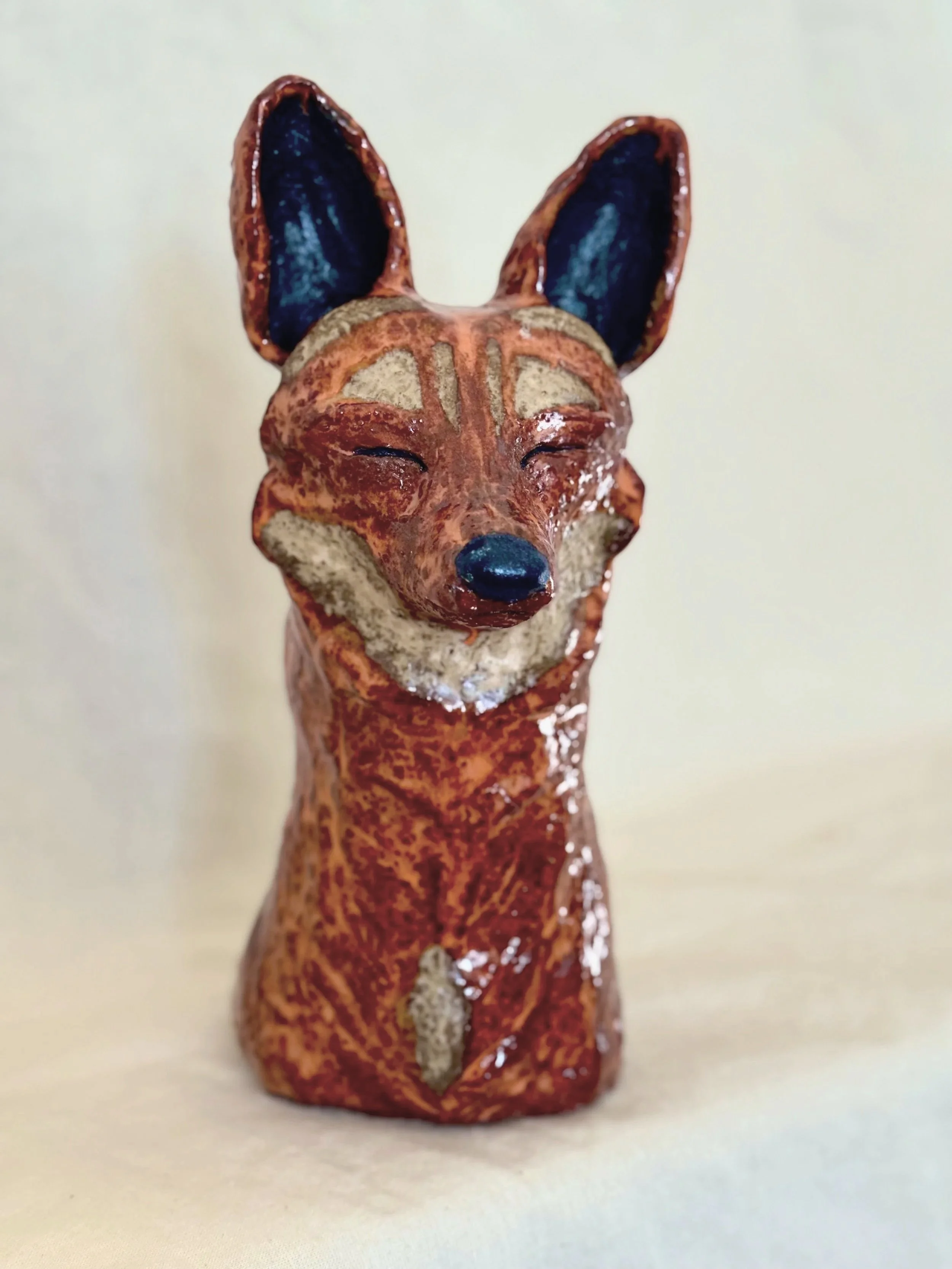 Maned Wolf Guardian Bust