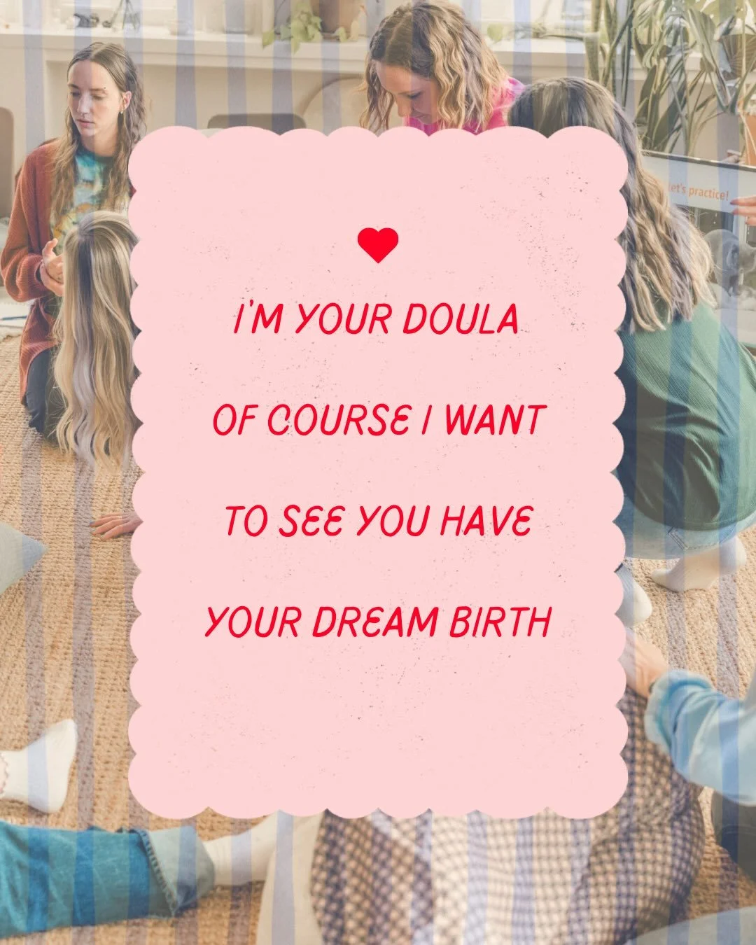 I&rsquo;m your doula of course I&rsquo;m your built in bestfriend 🤍