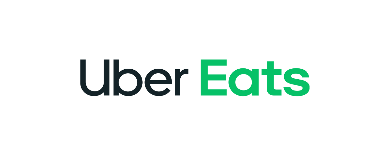 Uber Eats logo with the word 'Uber' in black and 'Eats' in green.