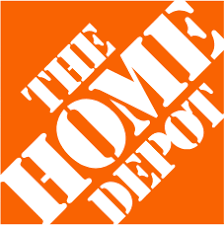 The Home Depot logo with orange background and white text.