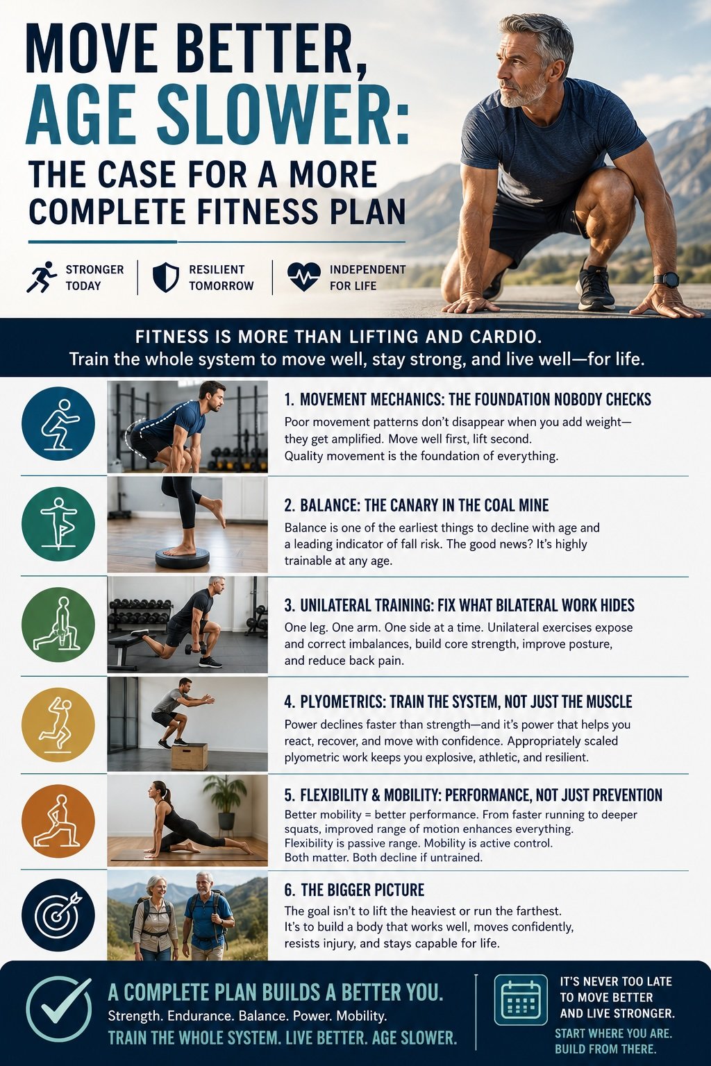 Move Better, Age Slower: The Case for a More Complete Fitness Plan