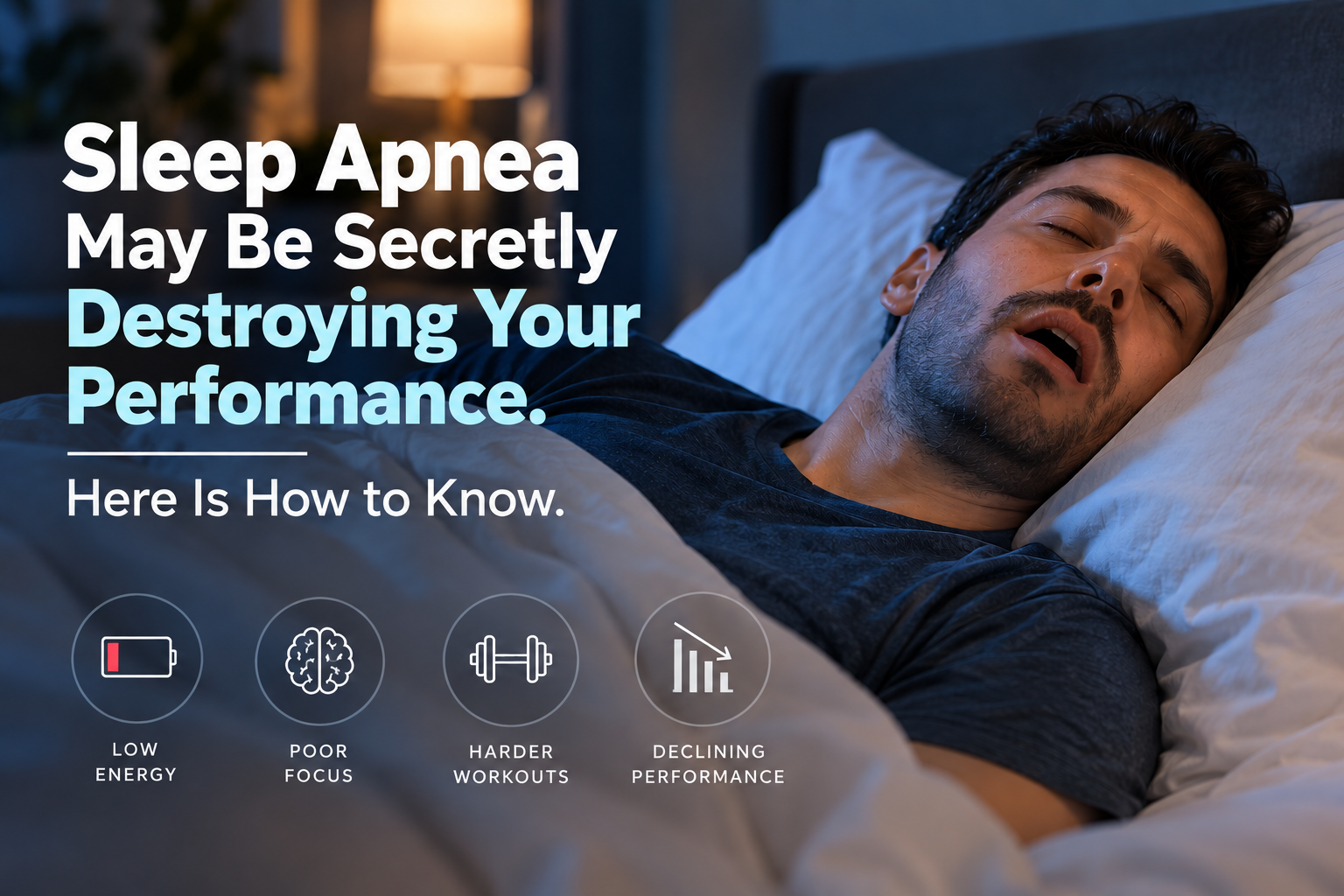 Sleep Apnea May Be Secretly Destroying Your Performance. Here Is How to Know.
