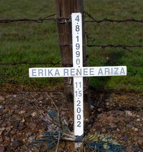 Erika Ariza, 12 - Traffic Accident - Twin Cities Rd - Sacramento Country - 2002