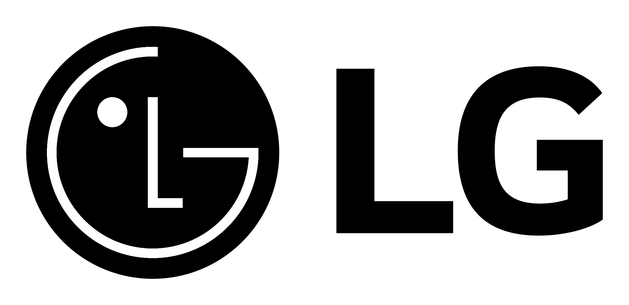 The LG Logo in black text on a white background.