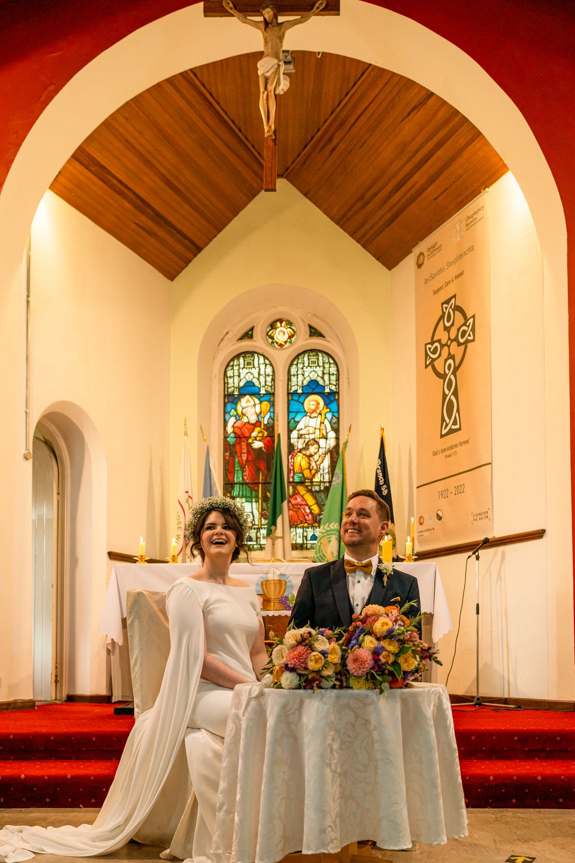 Wedding register official Signing At St Patrick’s Church