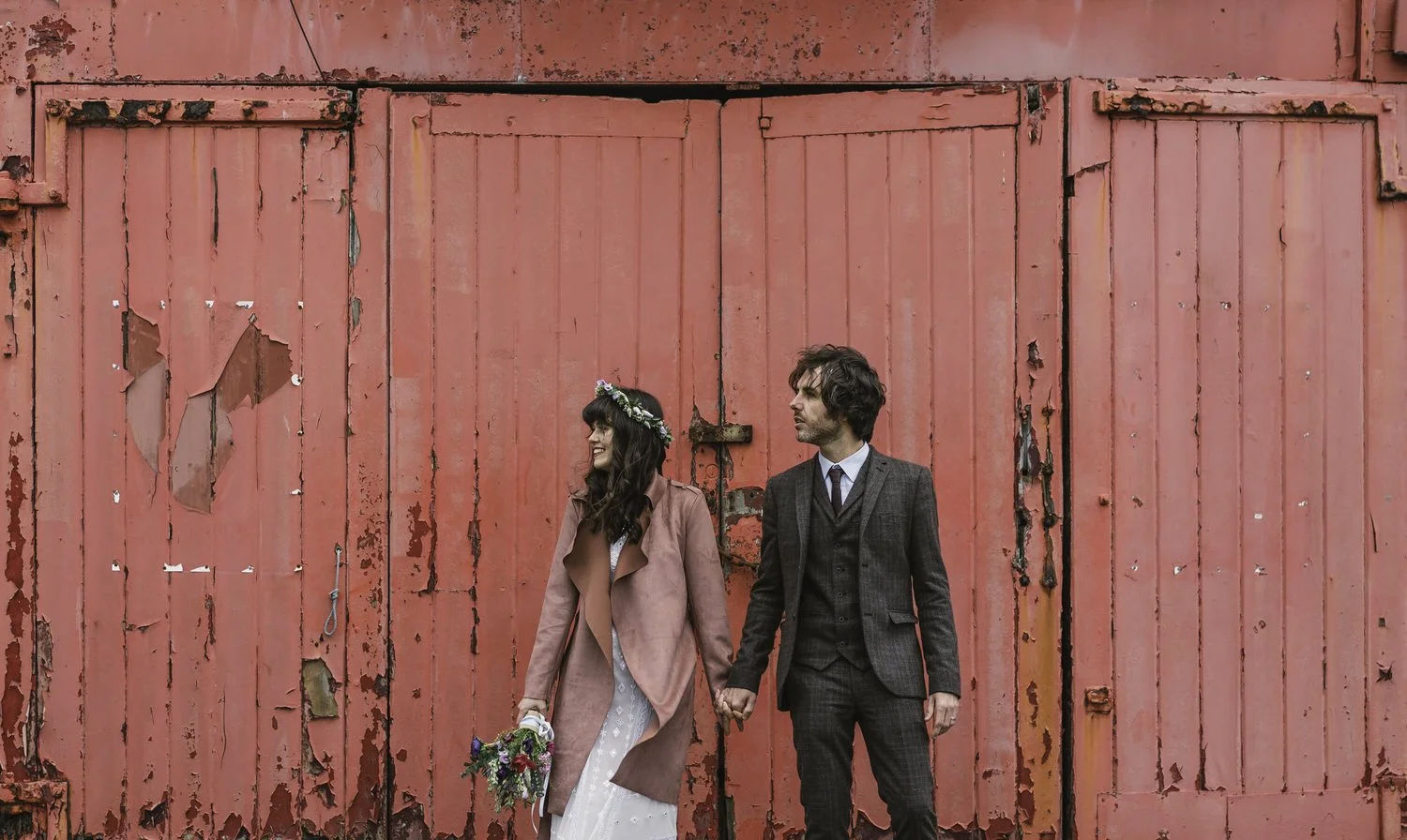 Intimate wedding photography - Mumbles Pier, South Wales.