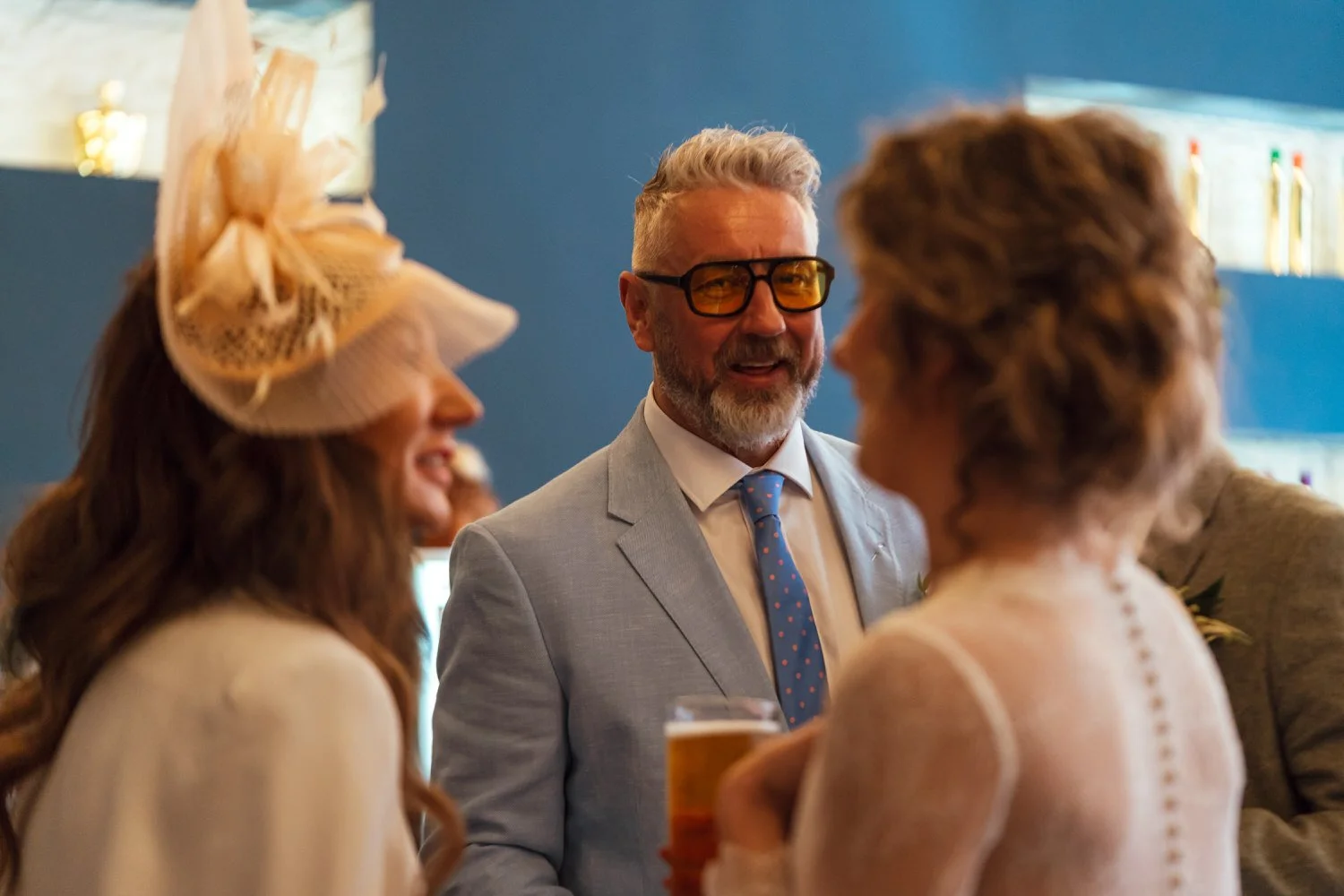 Guests mingling-Swansea-wedding-photographers-Morgans-Hotel-South-Wales-Videography-