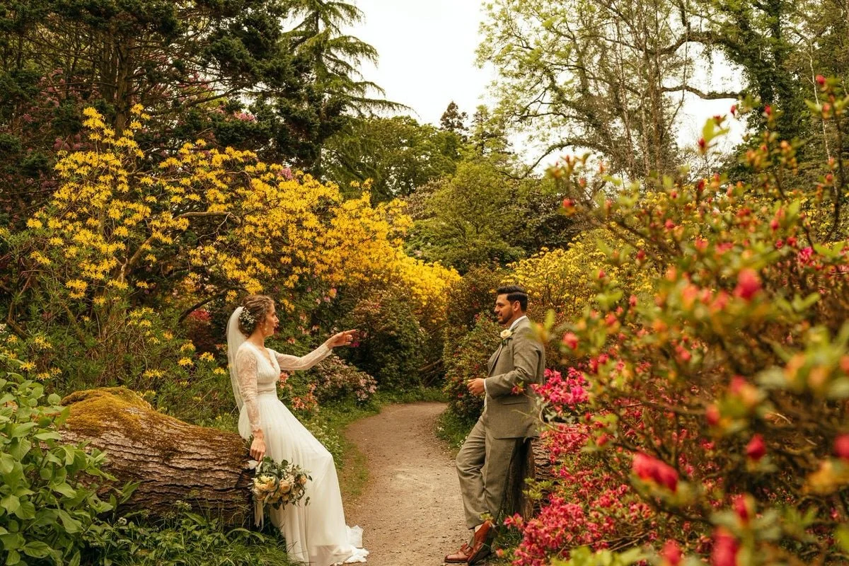 Clyne Gardens wedding couple