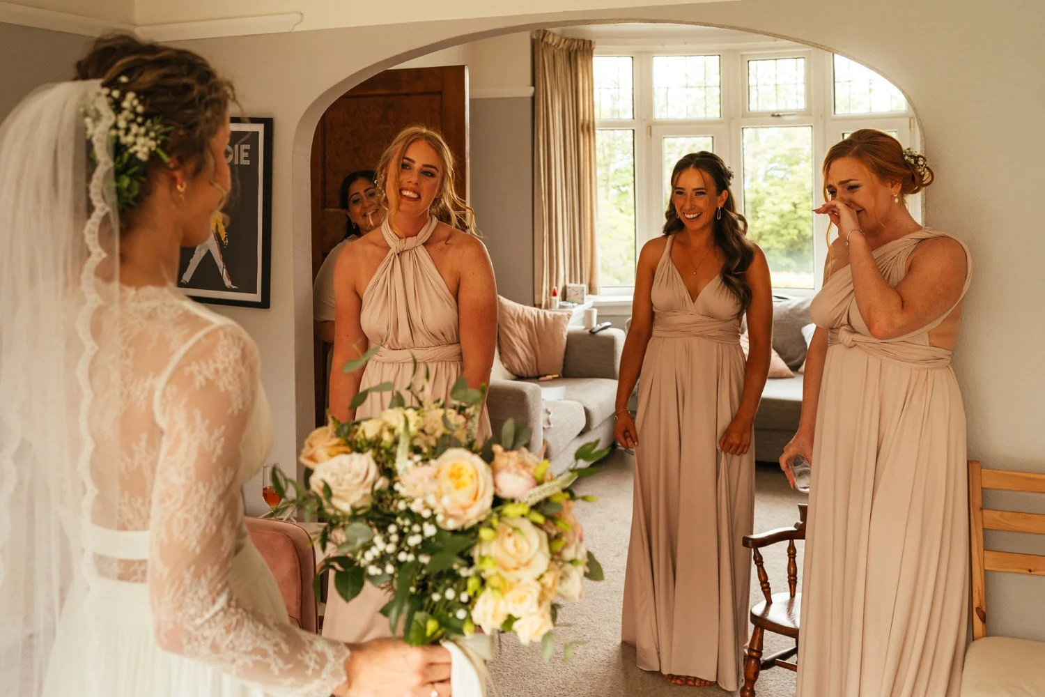 bride reveal reaction - Swansea-wedding-photographers-Morgans-Hotel-South-Wales-Videogrraphy- (12).jpg