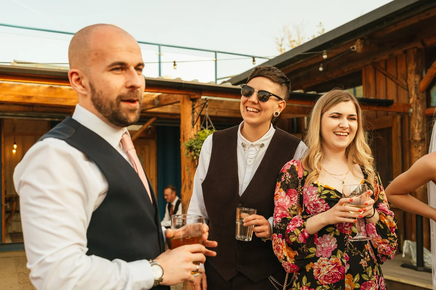 Guests mingling