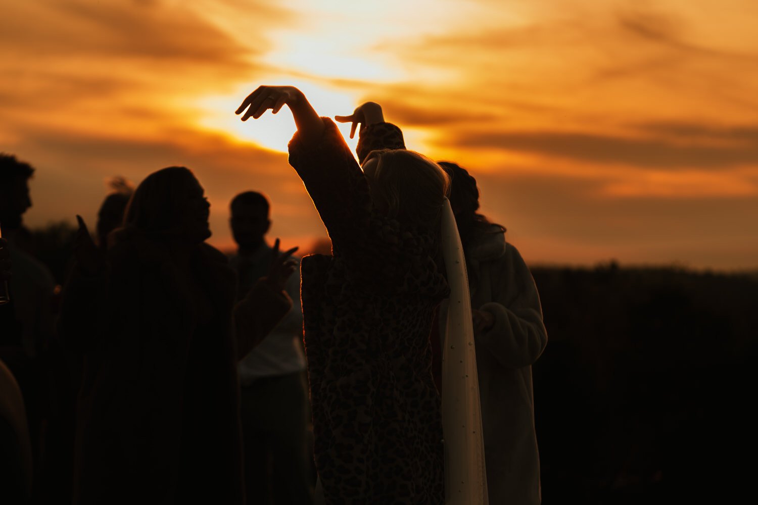 Sunset dancing